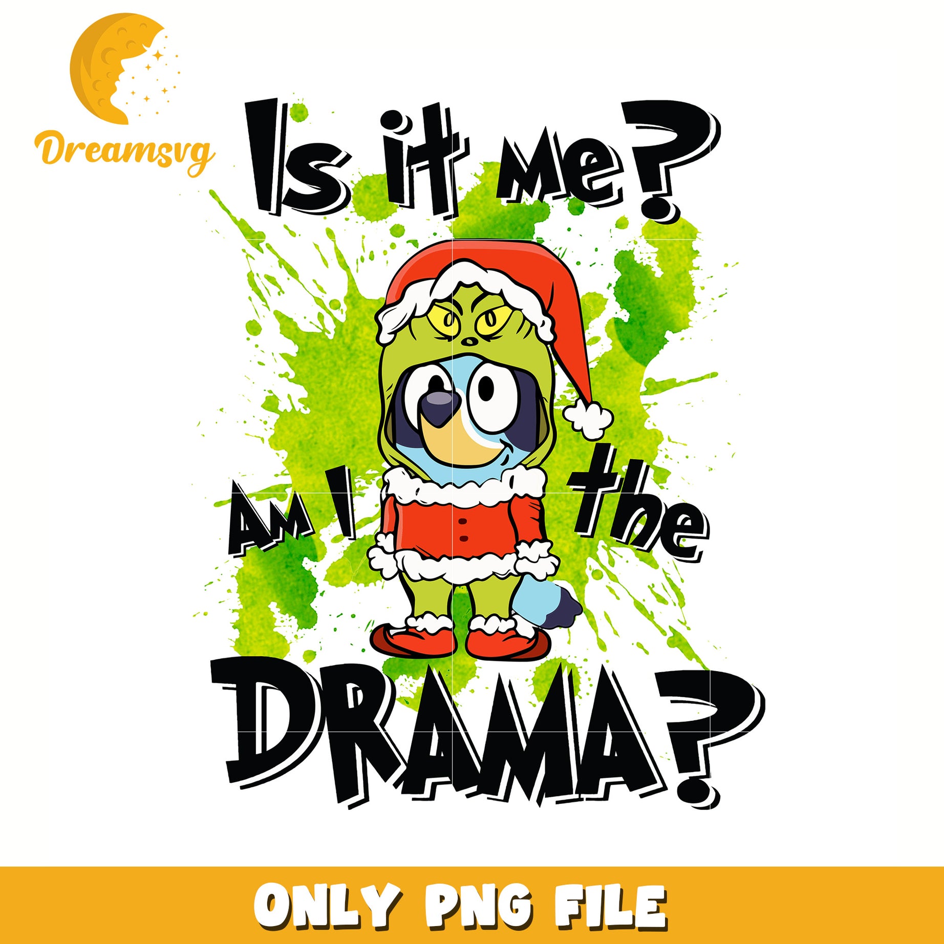 Is it me am i the drama png, bluey characters png, bluey toys png