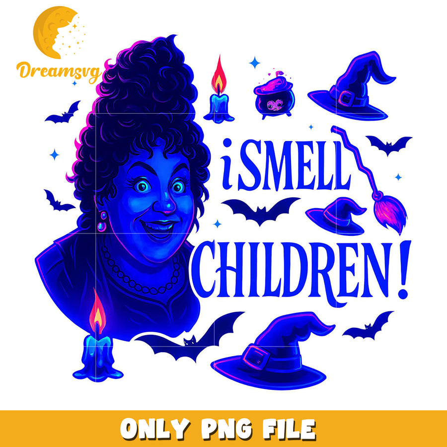 I smell children png, halloween pumpkin png, spooky halloween​​ png