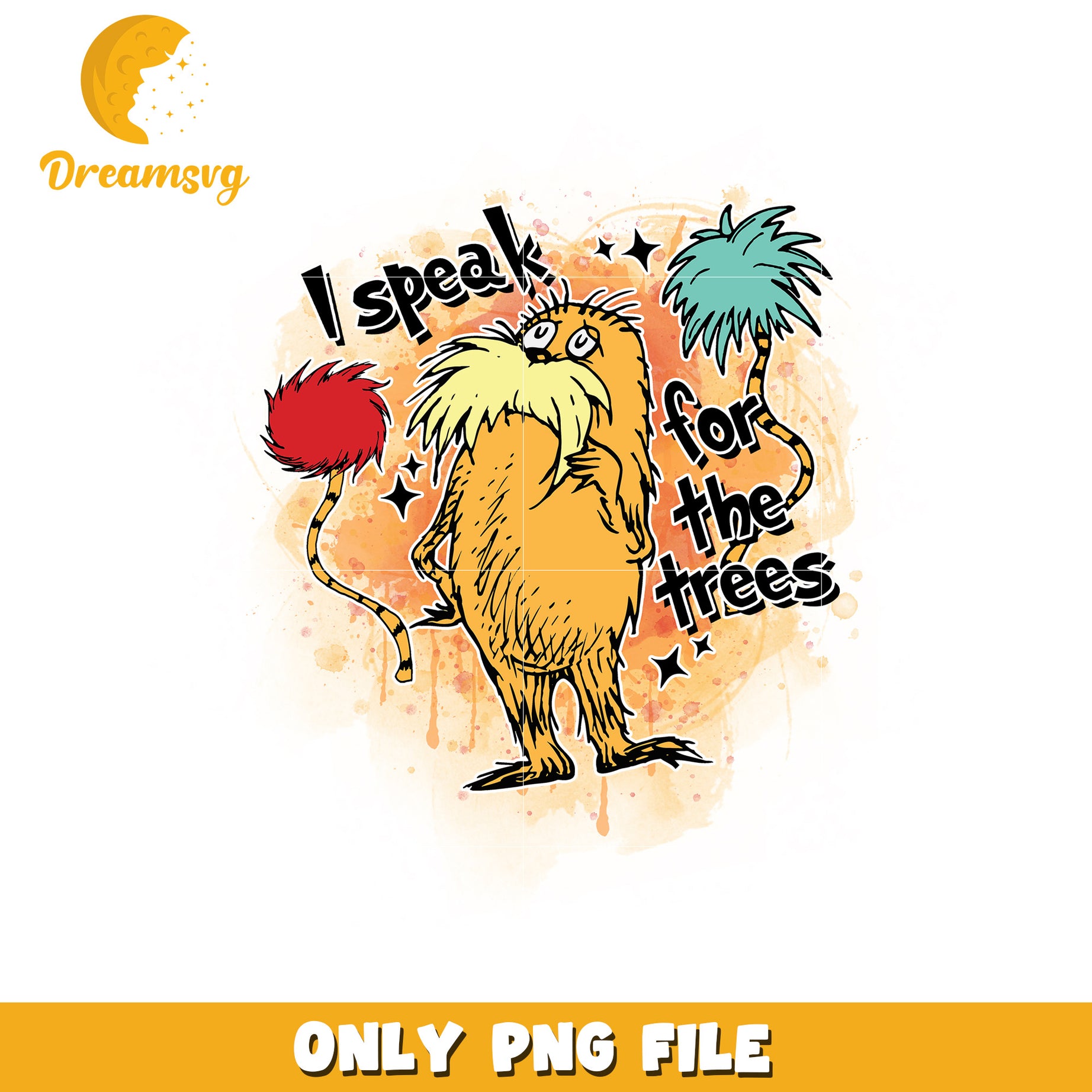 I speak for the trees png, dr seuss png, the lorax character png
