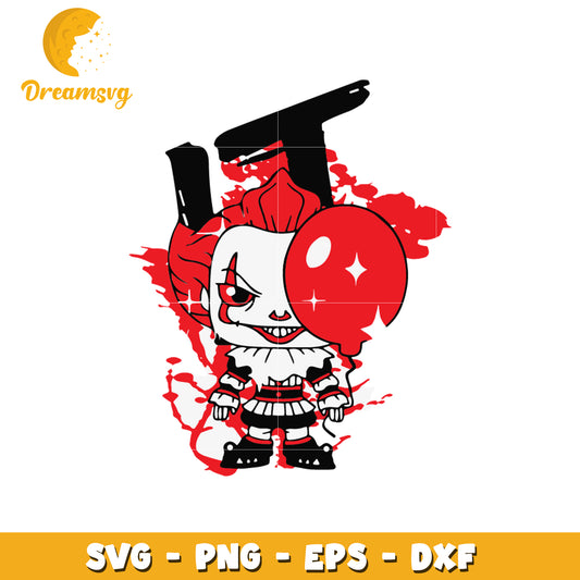 It Pennywise the clown horror movies svg, horror movies svg