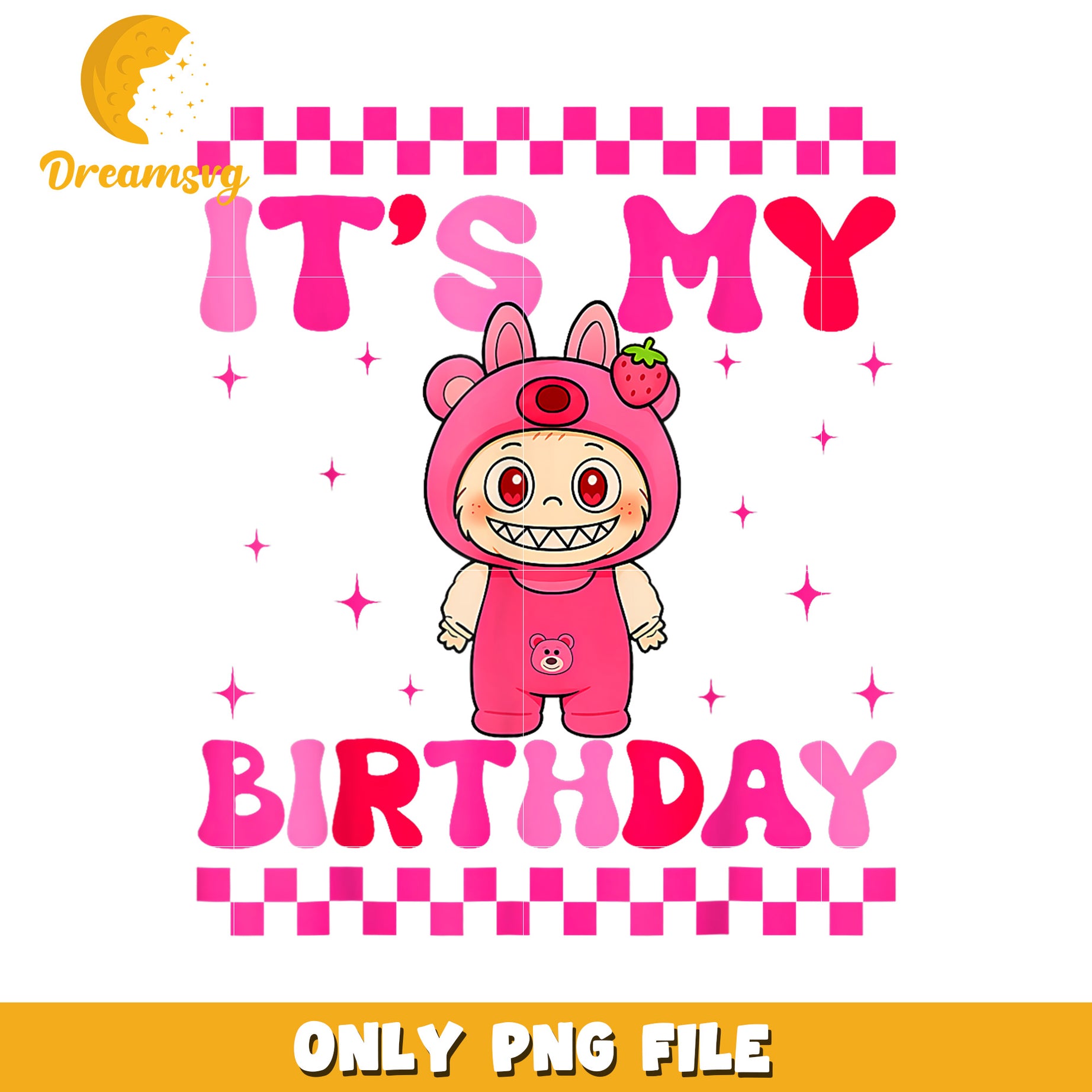 It's My Birthday Girl PNG, Cute Baby Design