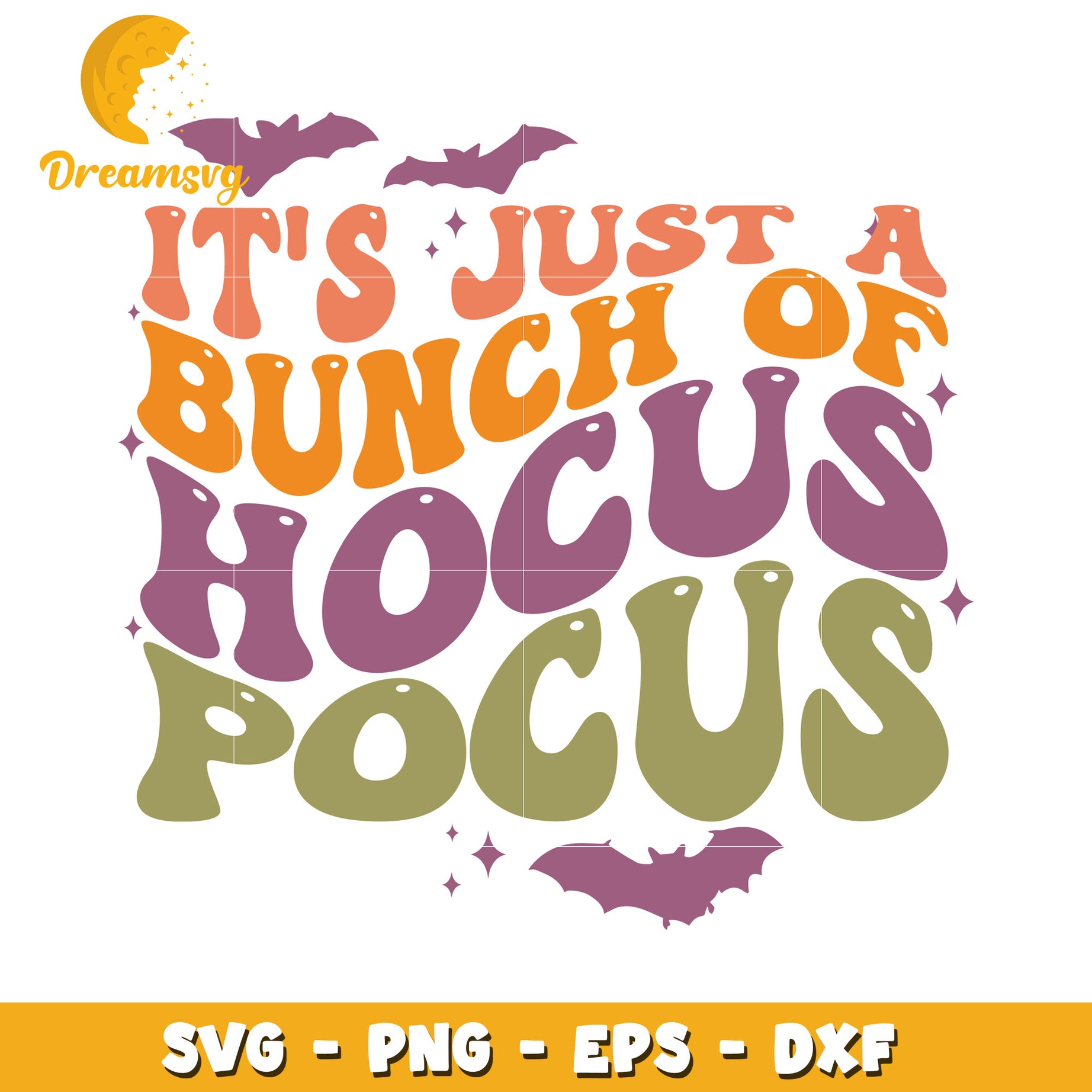 It's just a bunch of Hocus Pocus svg, Halloween Hocus quotes svg