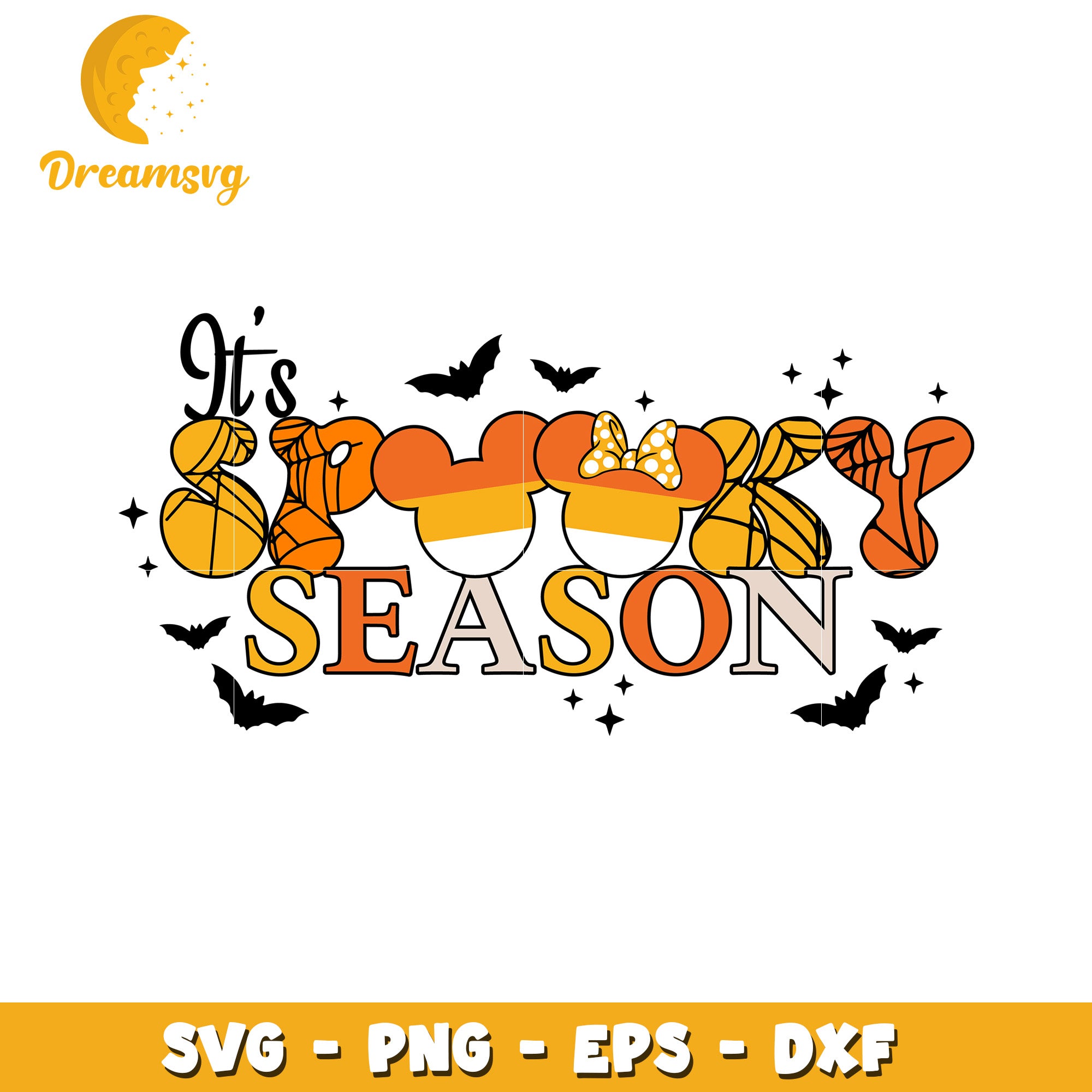 It's spooky season Disney friends svg, Disney movies halloween svg