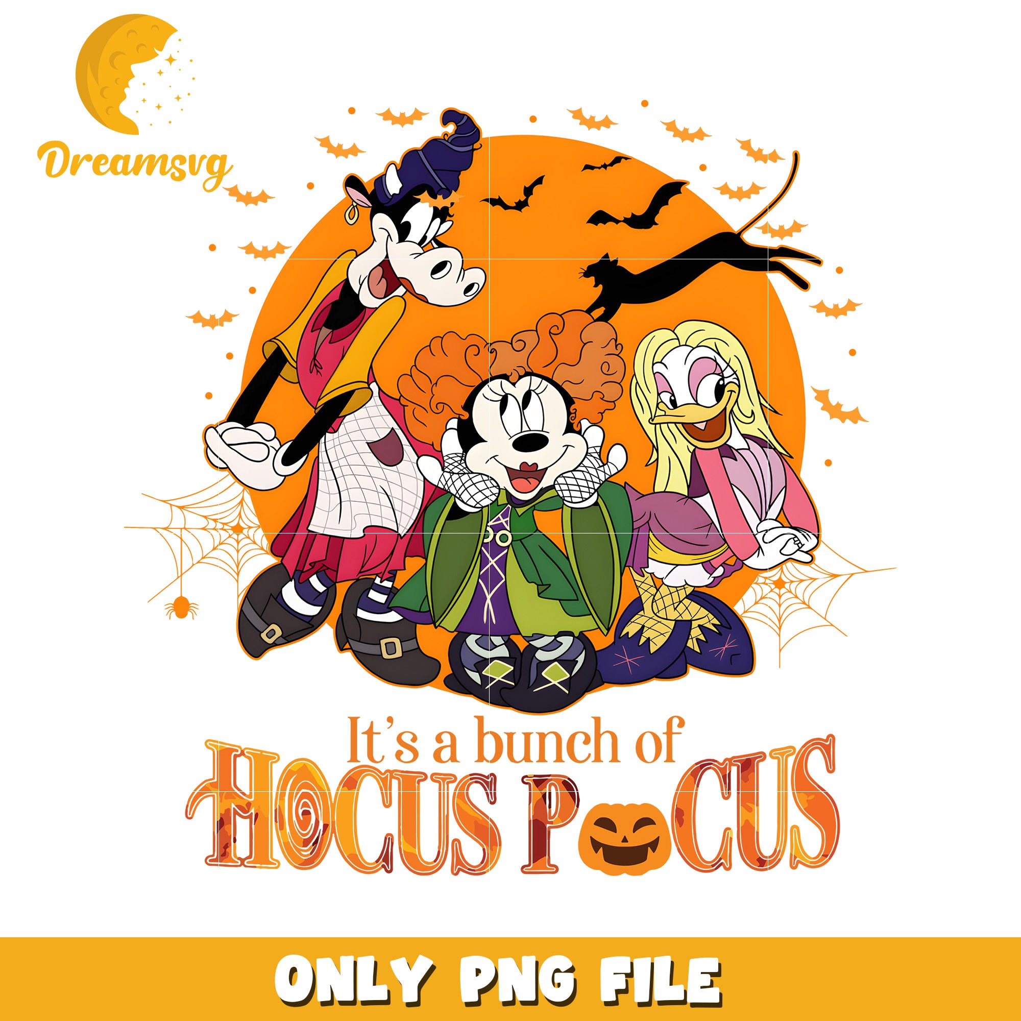 It's a bunch of hocus pocus design png, horror characters png, horror cartoons png