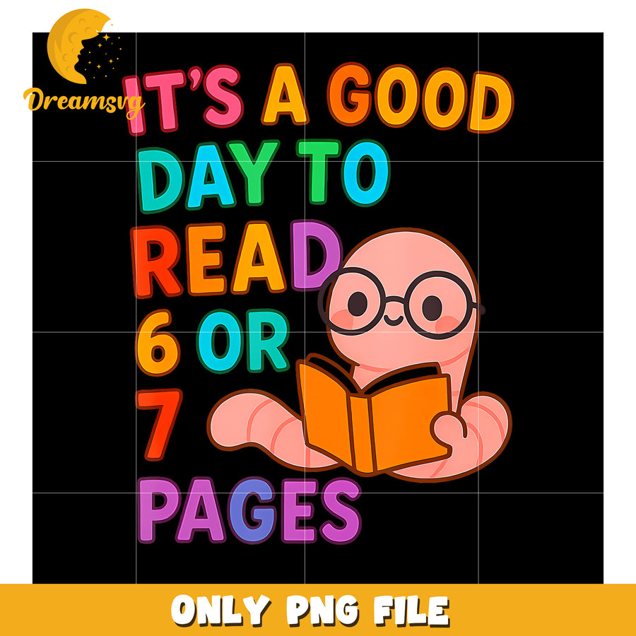 It's a good day to read png, cute animal png, trending quotes png