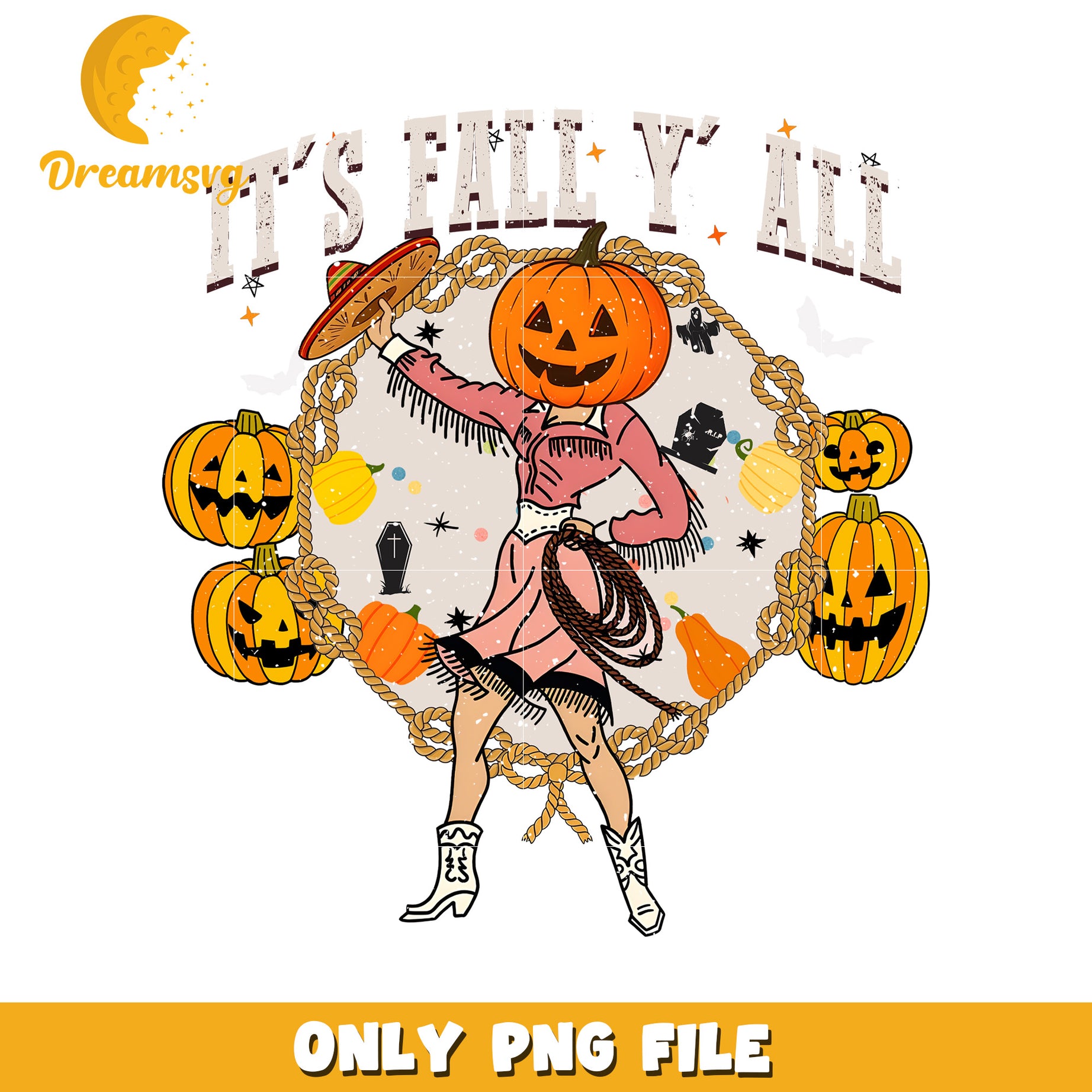 It's fall y'all png, halloween drawings​ png, halloween jokes​ png