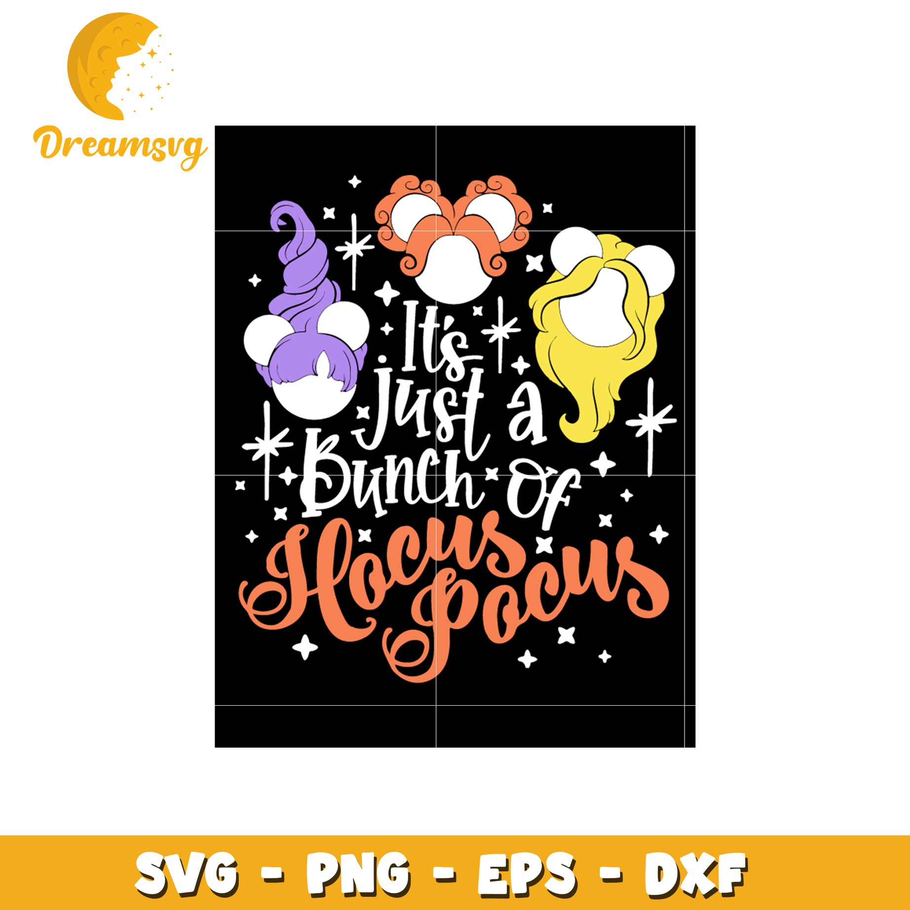 It's just a bunch of hocus pocus font design svg, hocus pocus svg