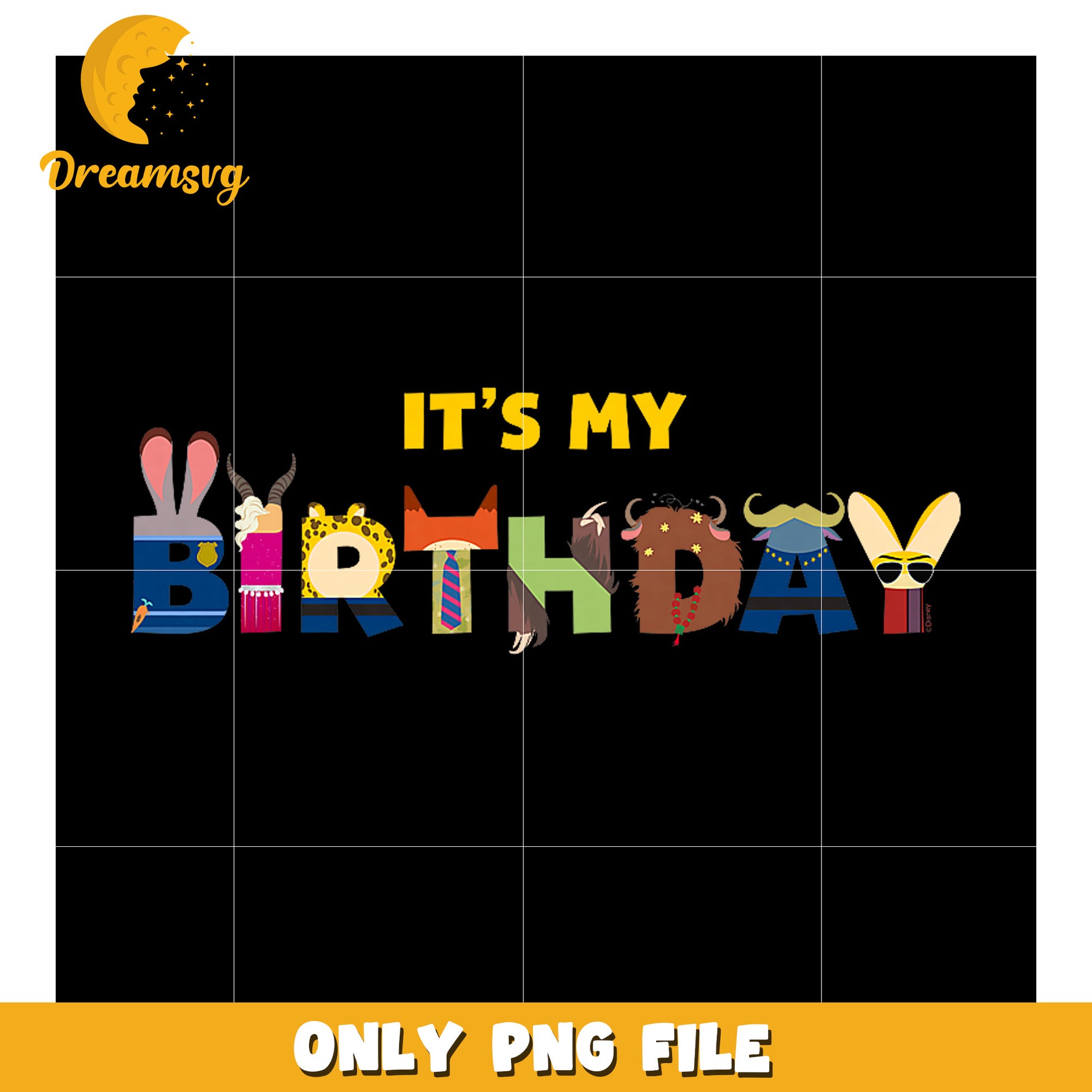 It's my birthday png, disney pixar png, zootopia animal png