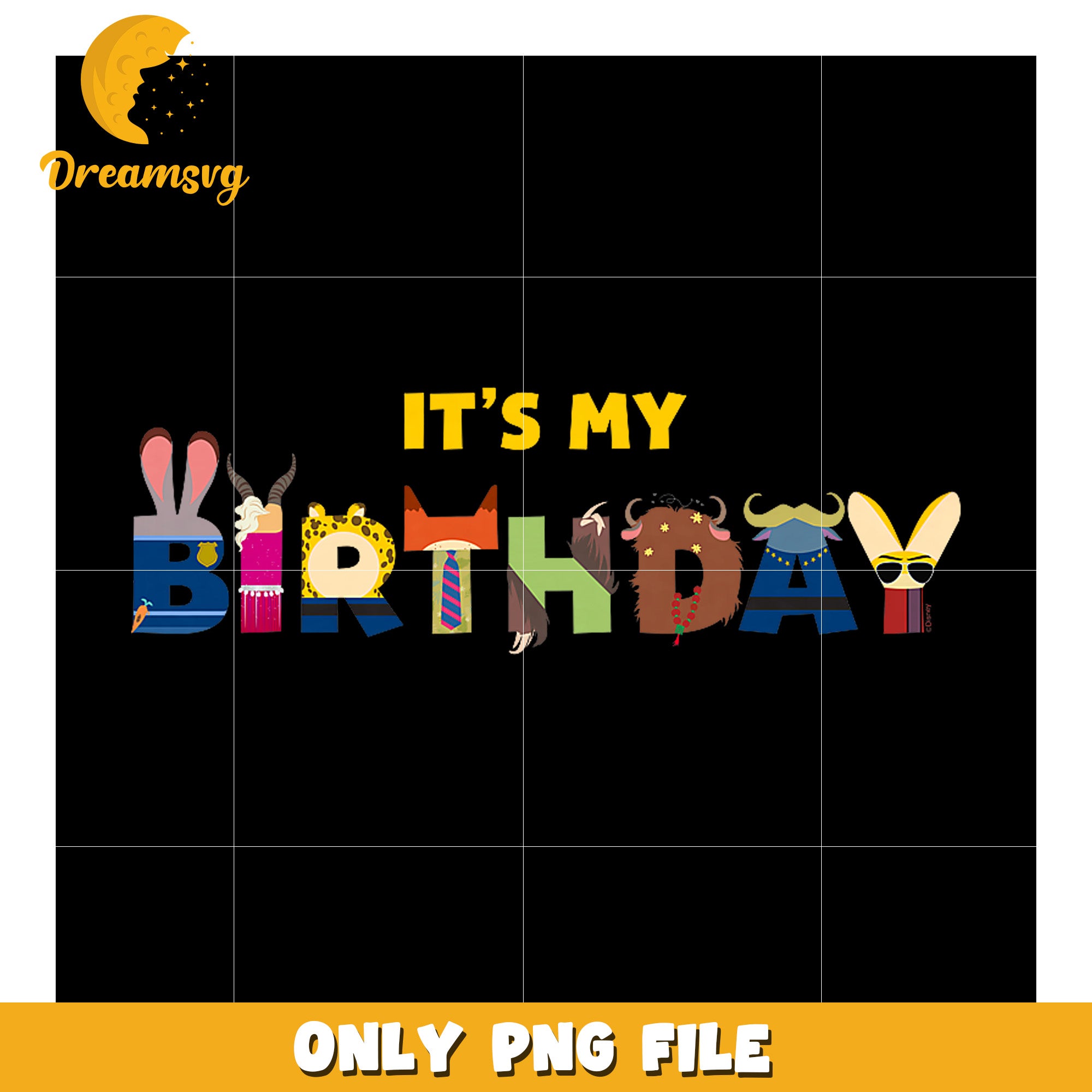 It's my birthday png, disney pixar png, zootopia animal png