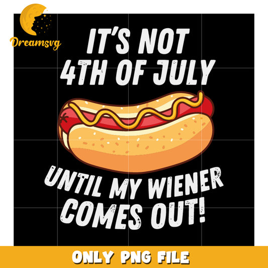 It’s not 4th of july until my wiener comes out png, funny 4th of july png