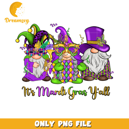 It's the mardi gras y'all gnome png, gnome png, mardi gras png