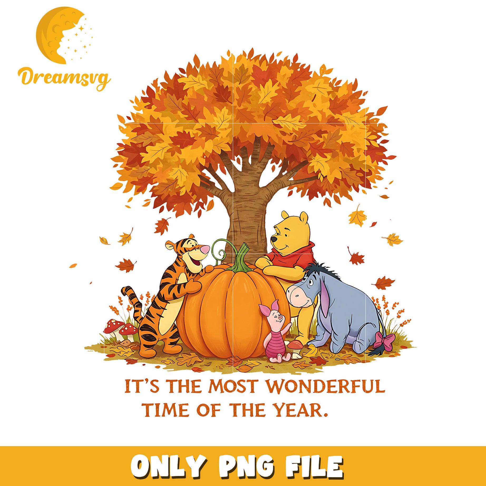 It's the most wonderful time of the year design png, trick or treat  png, halloween pumpkin png