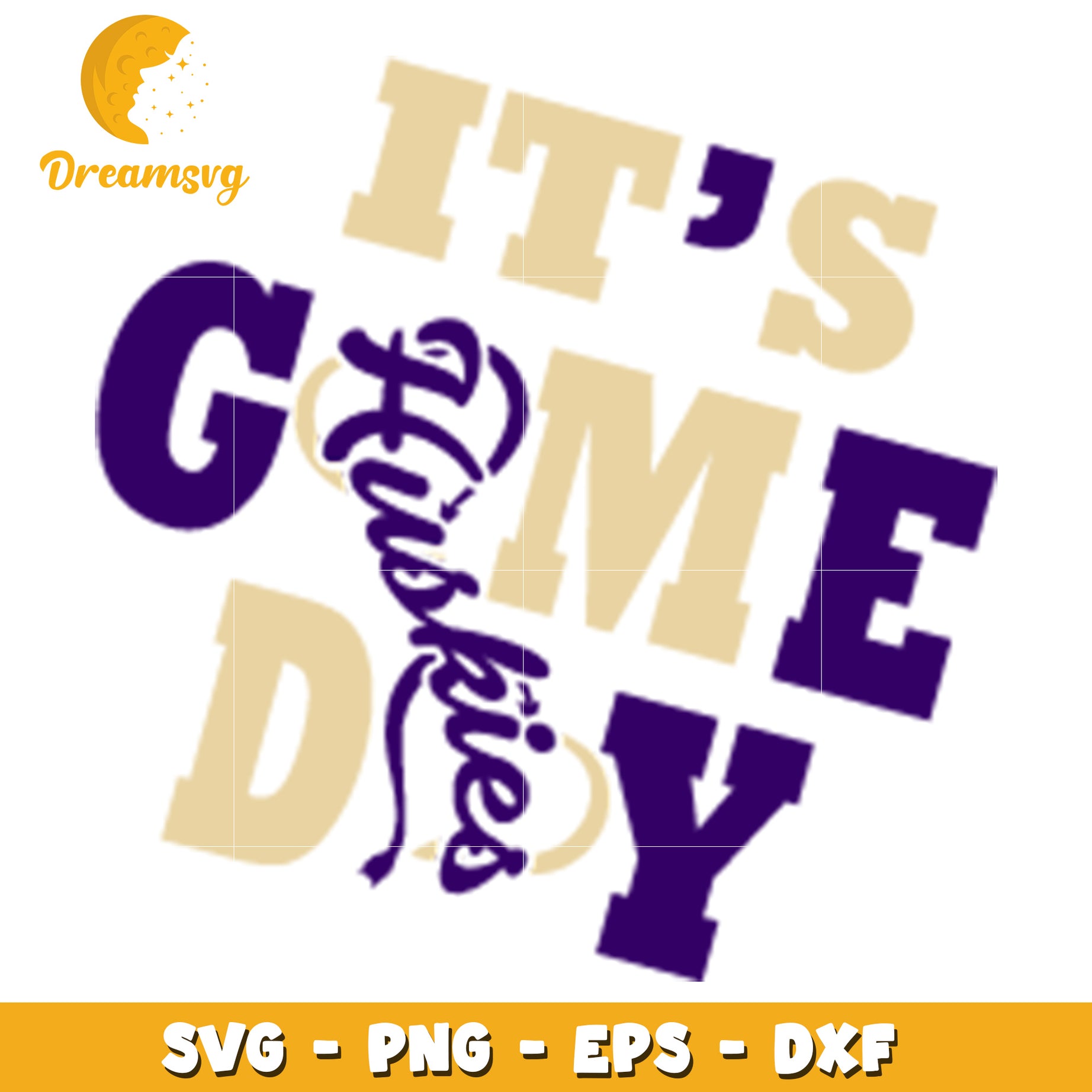 Its Game Day Huskies SVG PNG EPS DXF