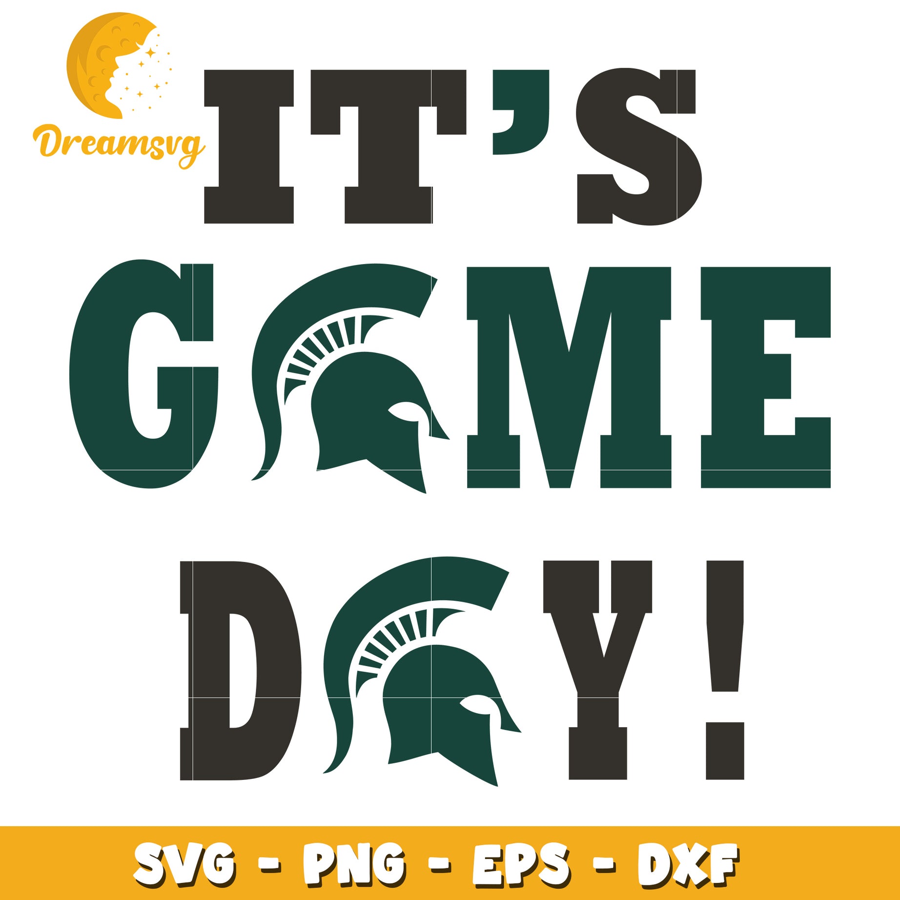 Its Game Day SVG PNG EPS DXF Cut File