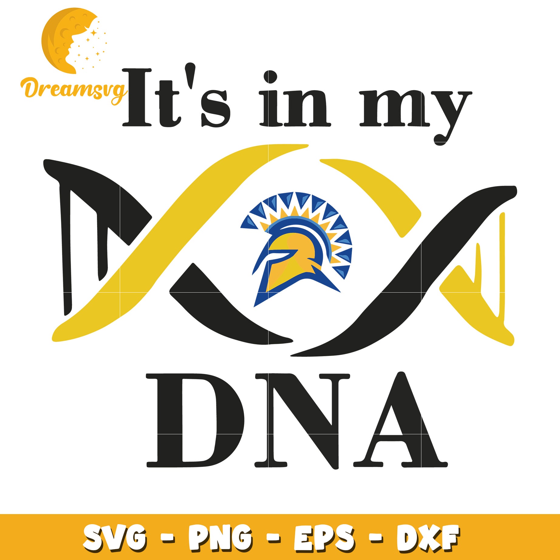 Its In My DNA SVG Cut File