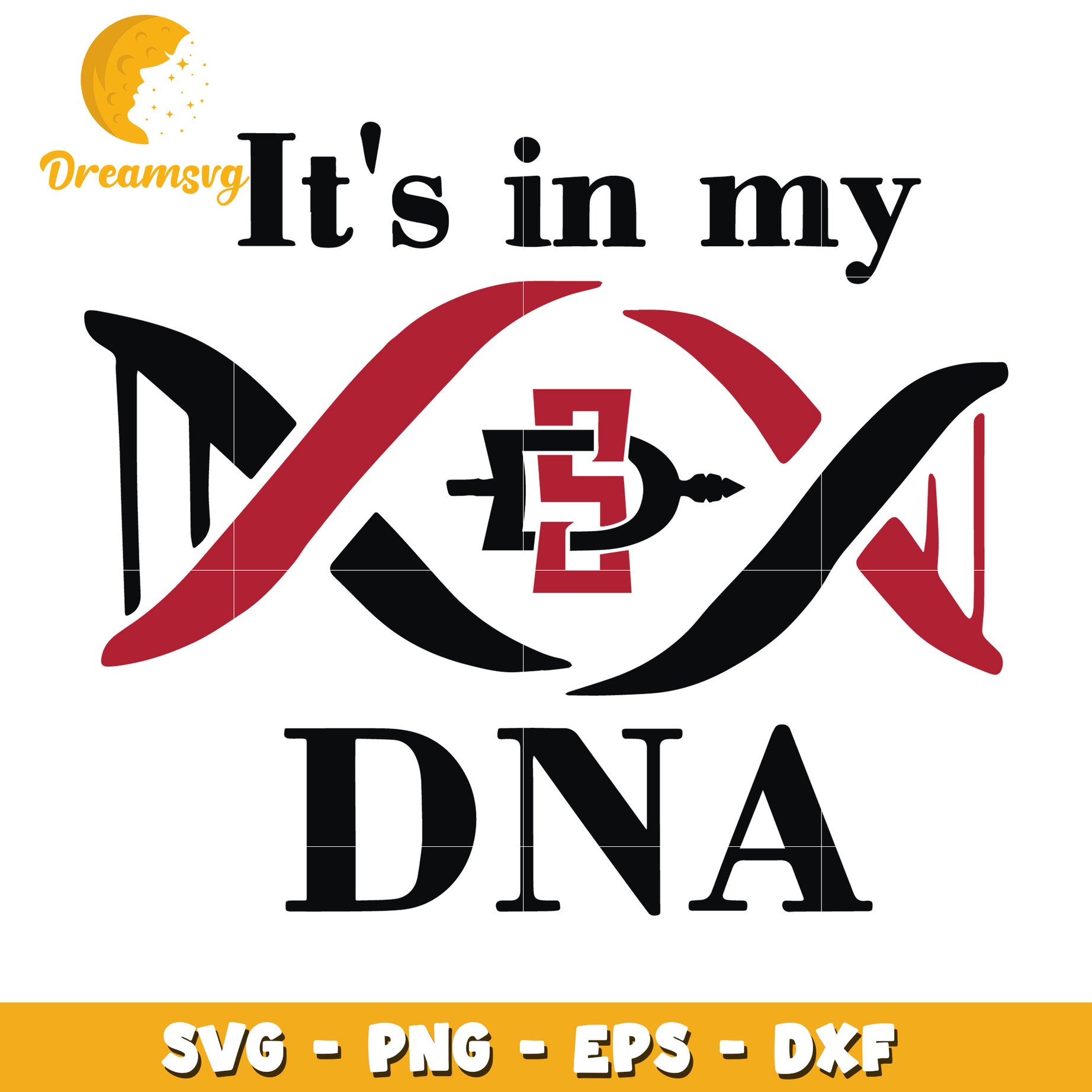 Its In My DNA SVG PNG EPS DXF