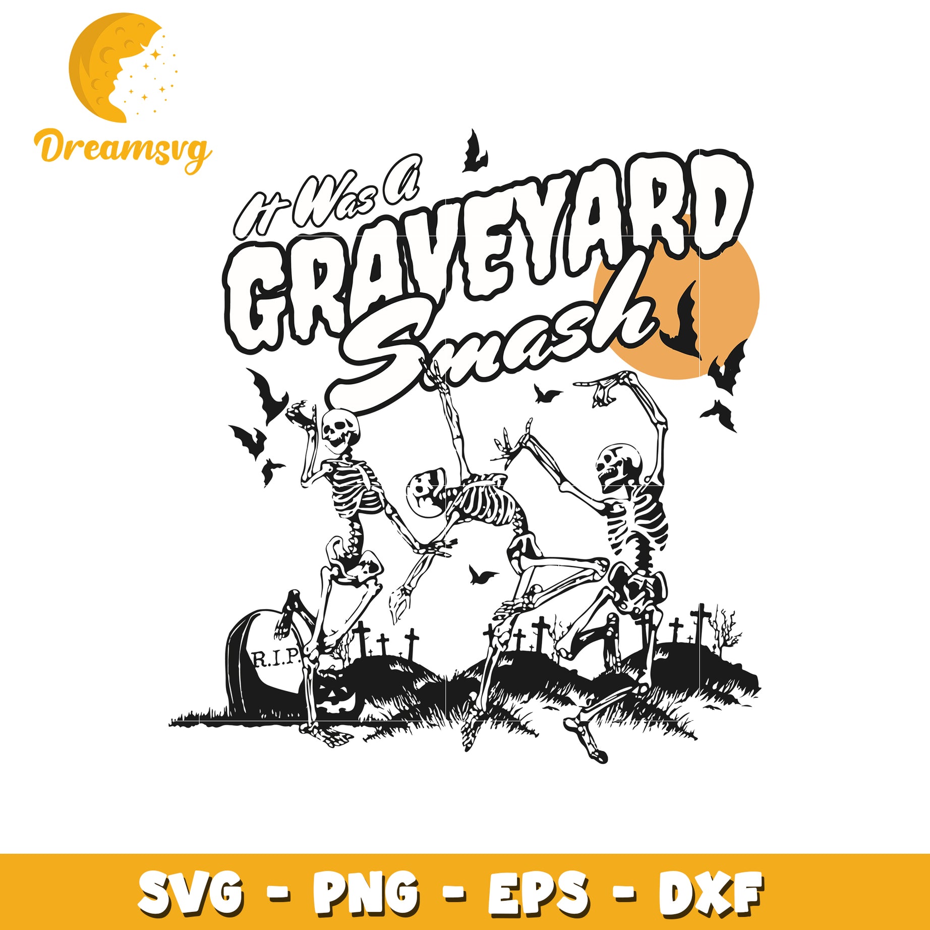 It was a graveyard smash svg, halloween candy svg, halloween characters svg