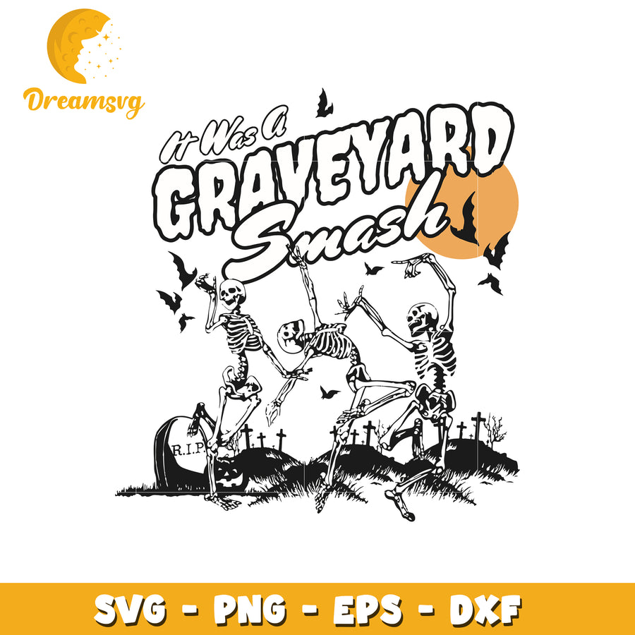 It was a graveyard smash svg, halloween candy svg, halloween characters svg