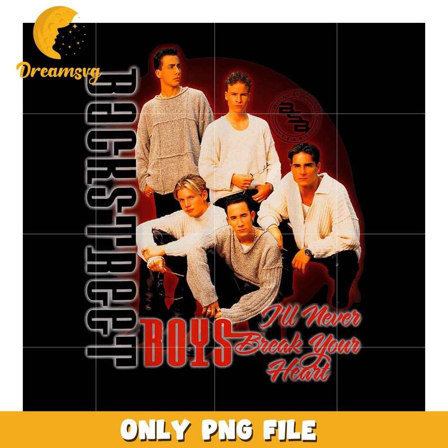 I will never break your heart png, american boy band png, pop music png