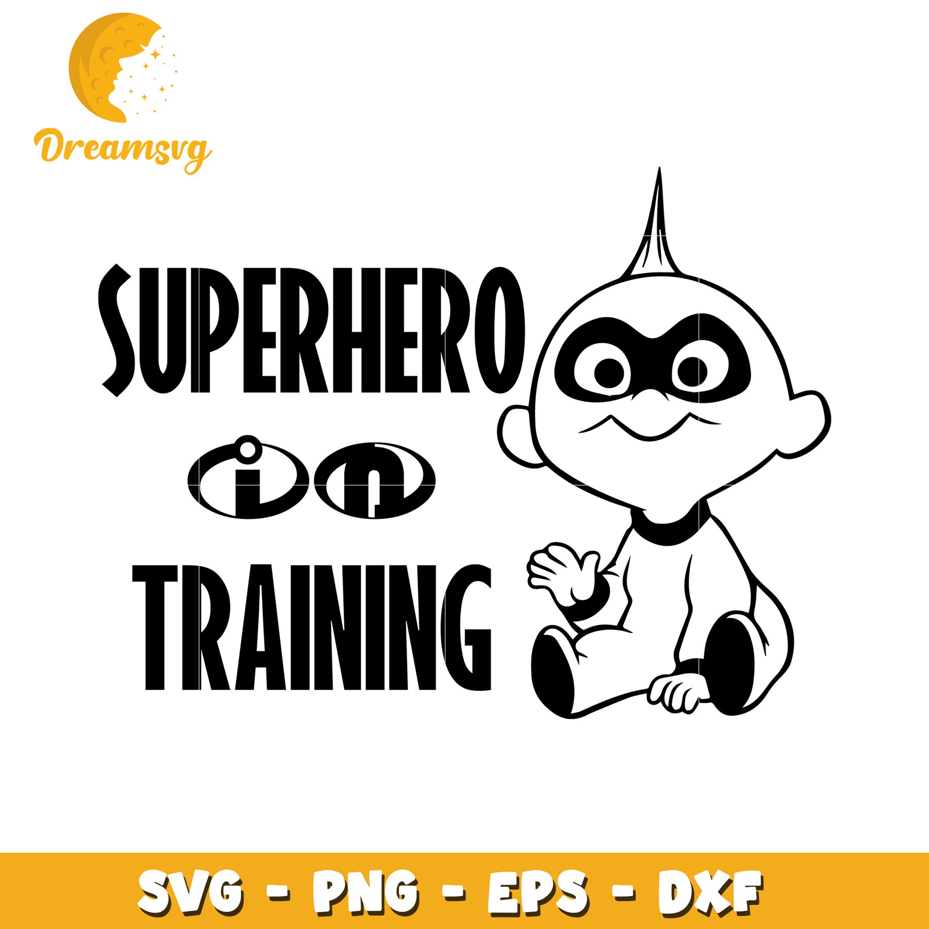 Jack Jack Superhero SVG Cut File