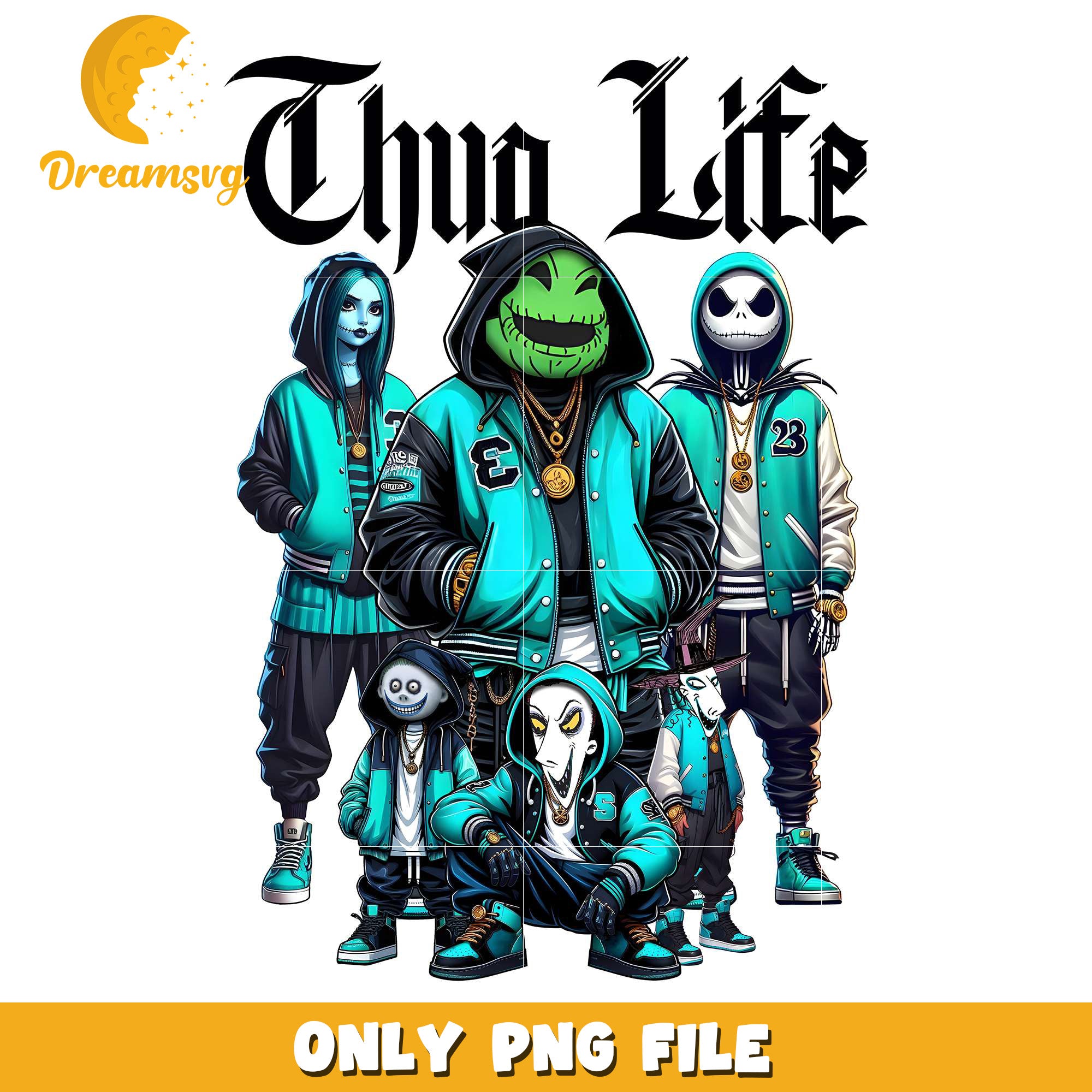 Jack and friends thug life png, halloween games​​ png, halloween cookies​ png