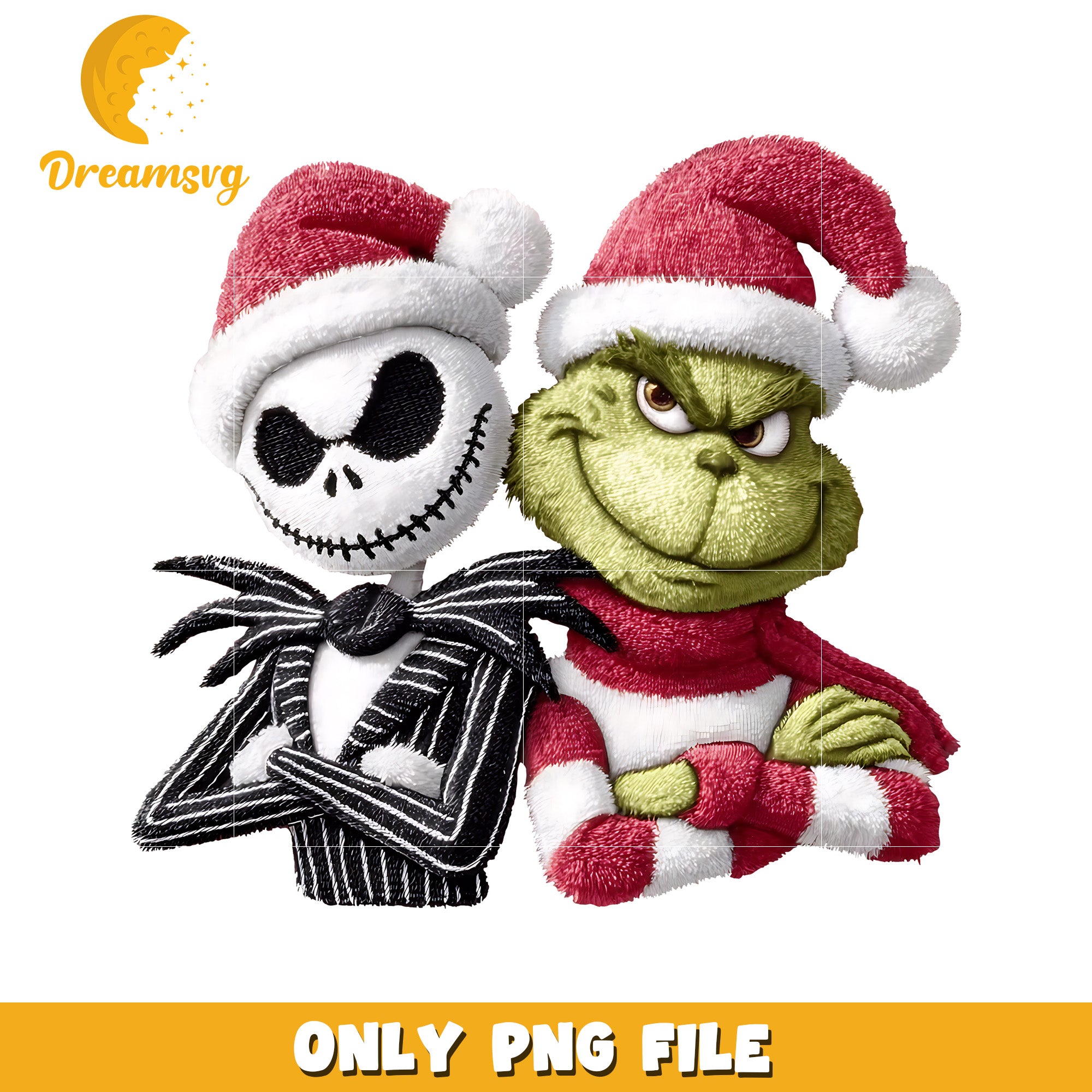 Jack and grinch png, spirit christmas​​ png, holiday png