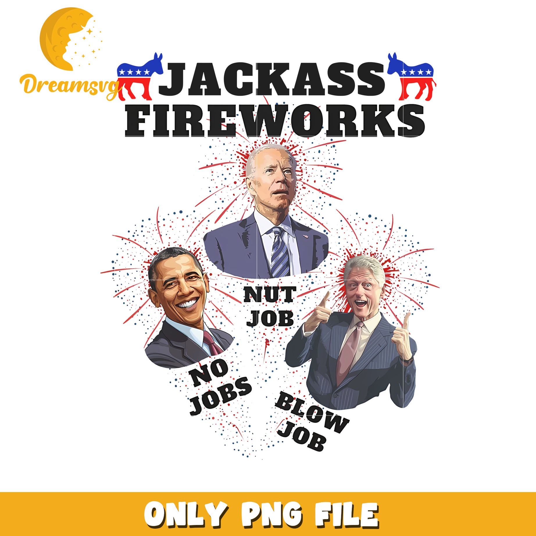 Jackass fireworks png, funny fireworks png, independence day png