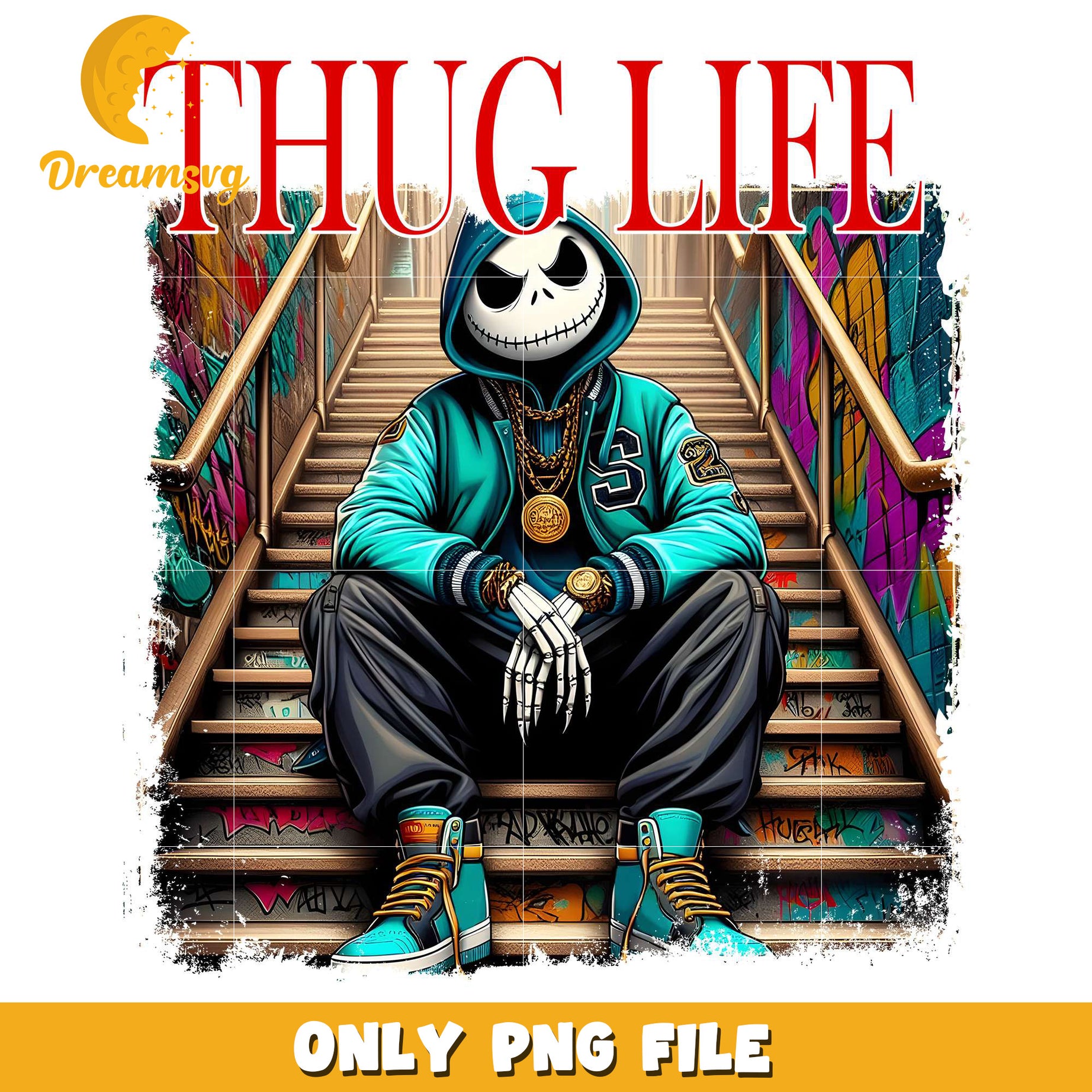 Jack skellington thug life png, halloween era​​ png, halloween candy png