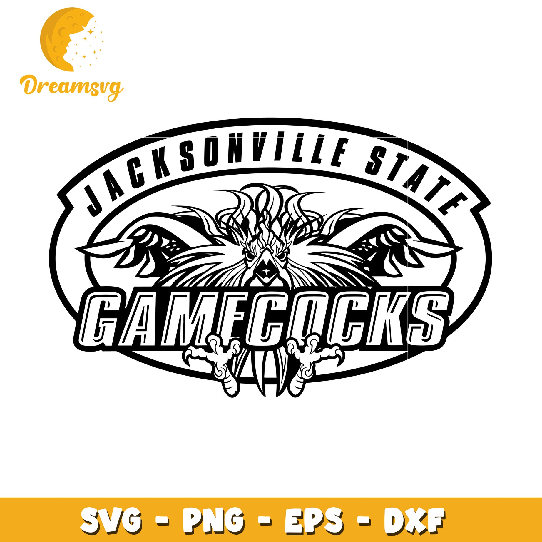 Jacksonville State Gamecocks SVG Cut File