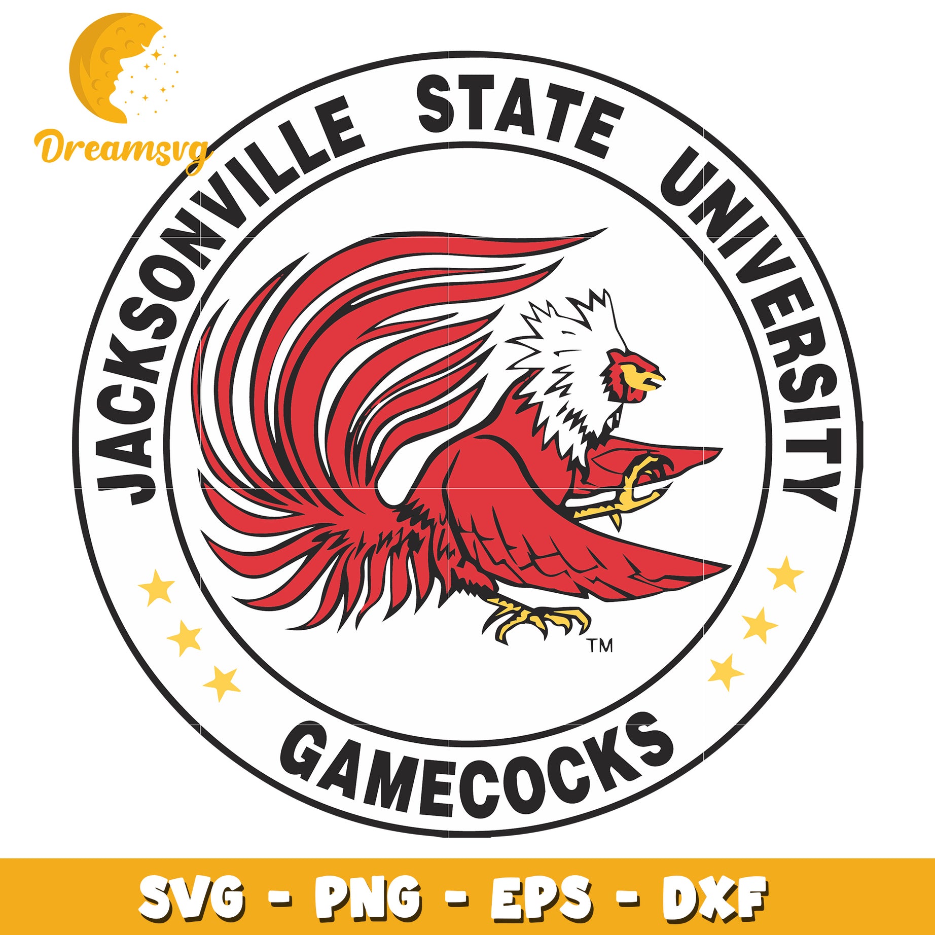 Jacksonville State Gamecocks SVG PNG EPS DXF