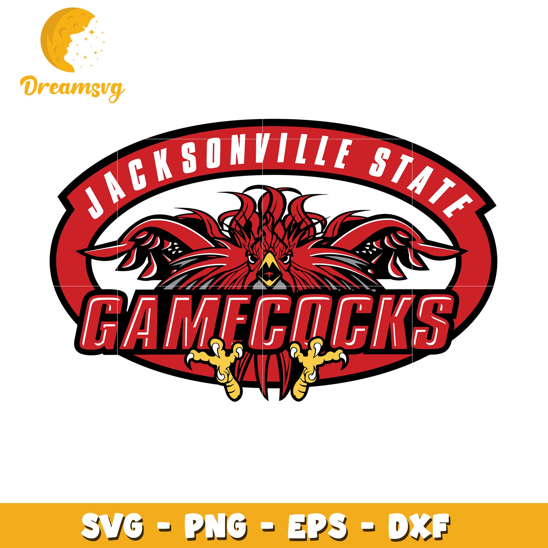 Jacksonville State Gamecocks SVG PNG EPS DXF