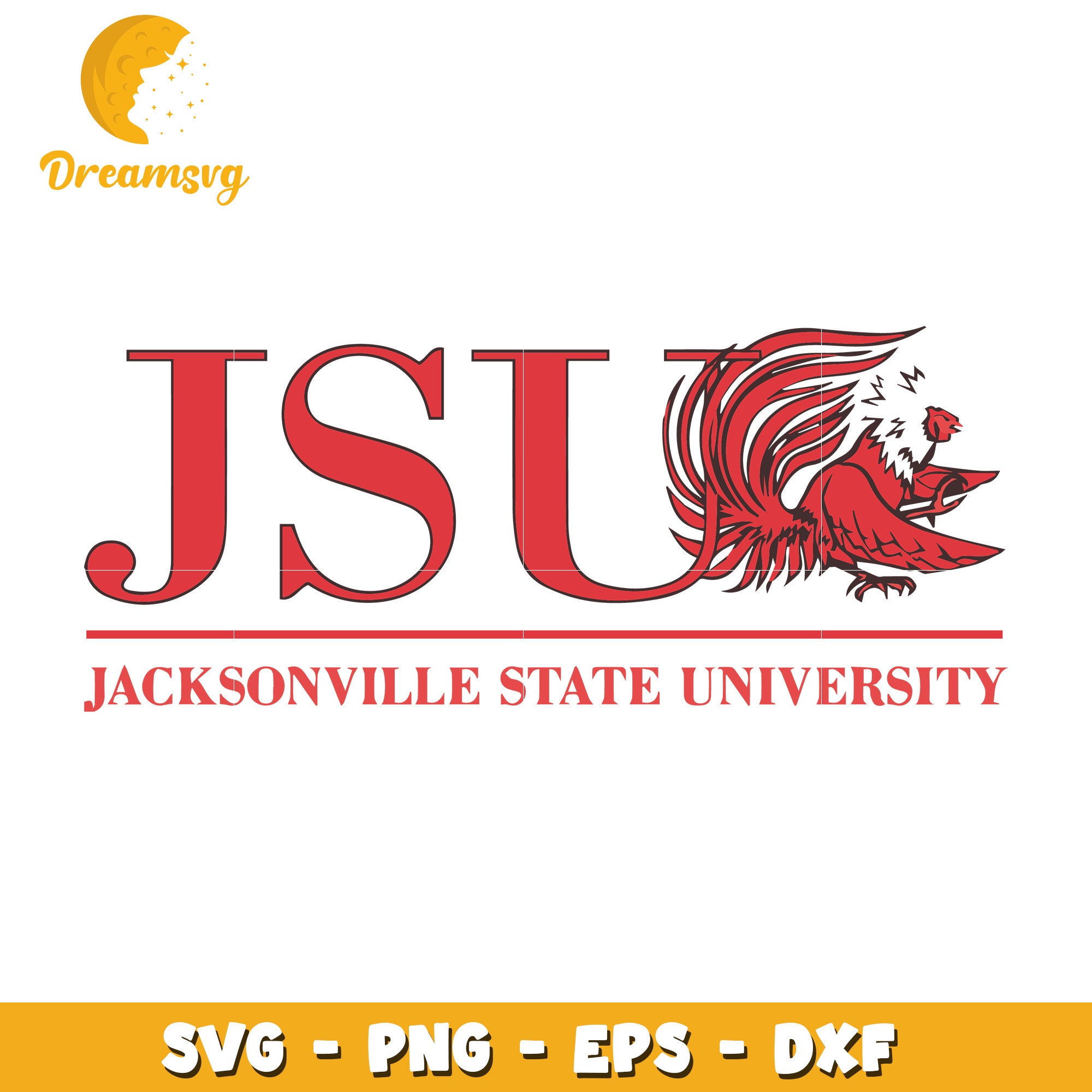 Jacksonville State University SVG Logo DreamSVG Store