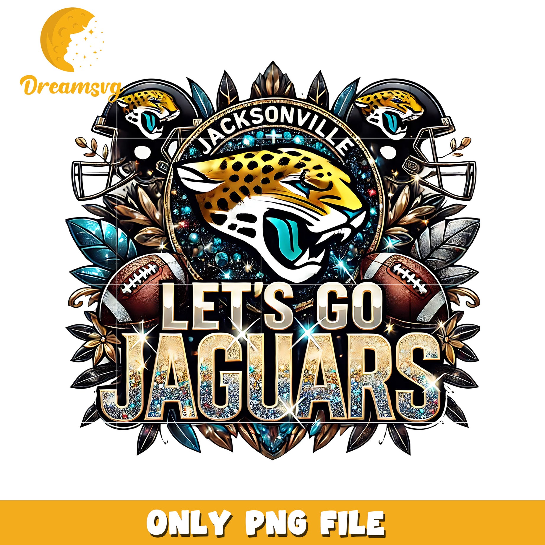 Jacksonville jaguars let's go png, nfl games png, nfl png