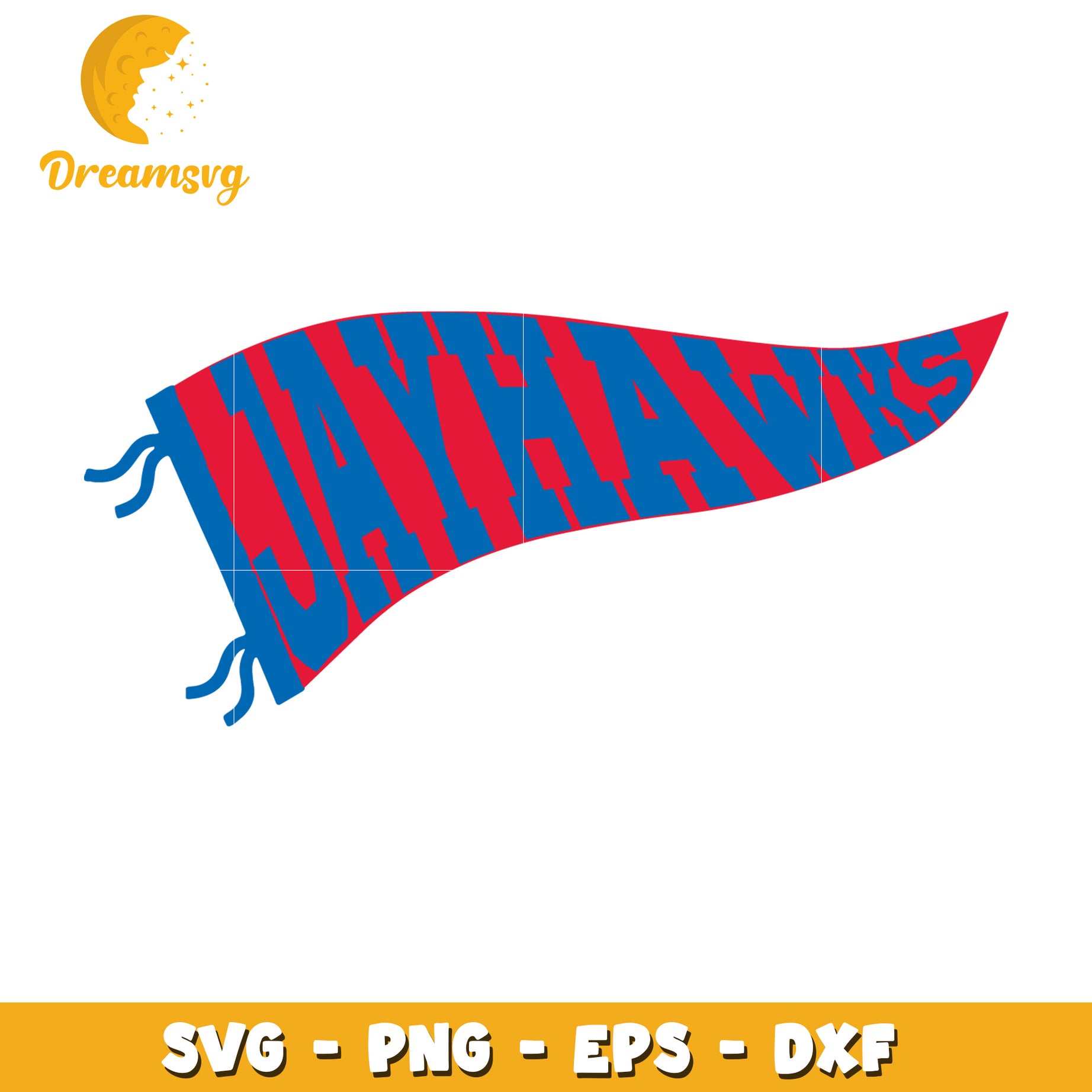 Jaguars Pennant SVG PNG EPS DXF Cut File