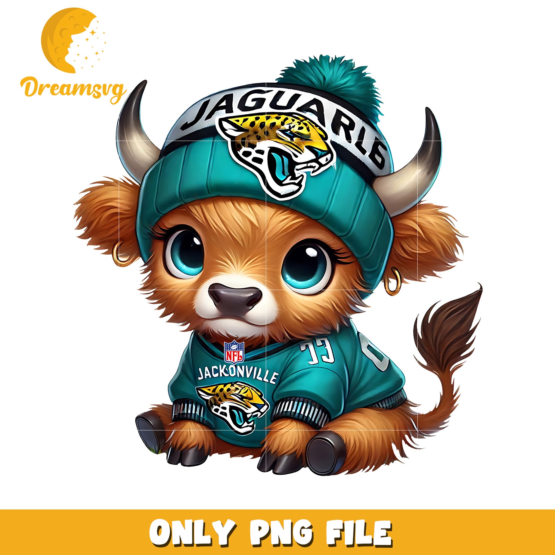 Jaguars cute bull png, american football png, super bowl png