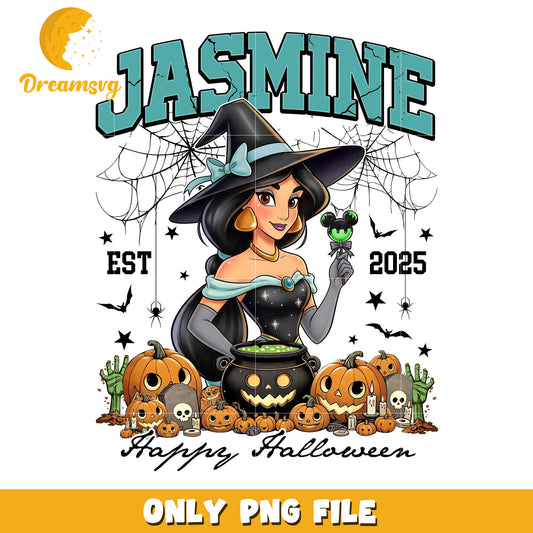 Jasmine halloween png, halloween characters​ png, halloween design png