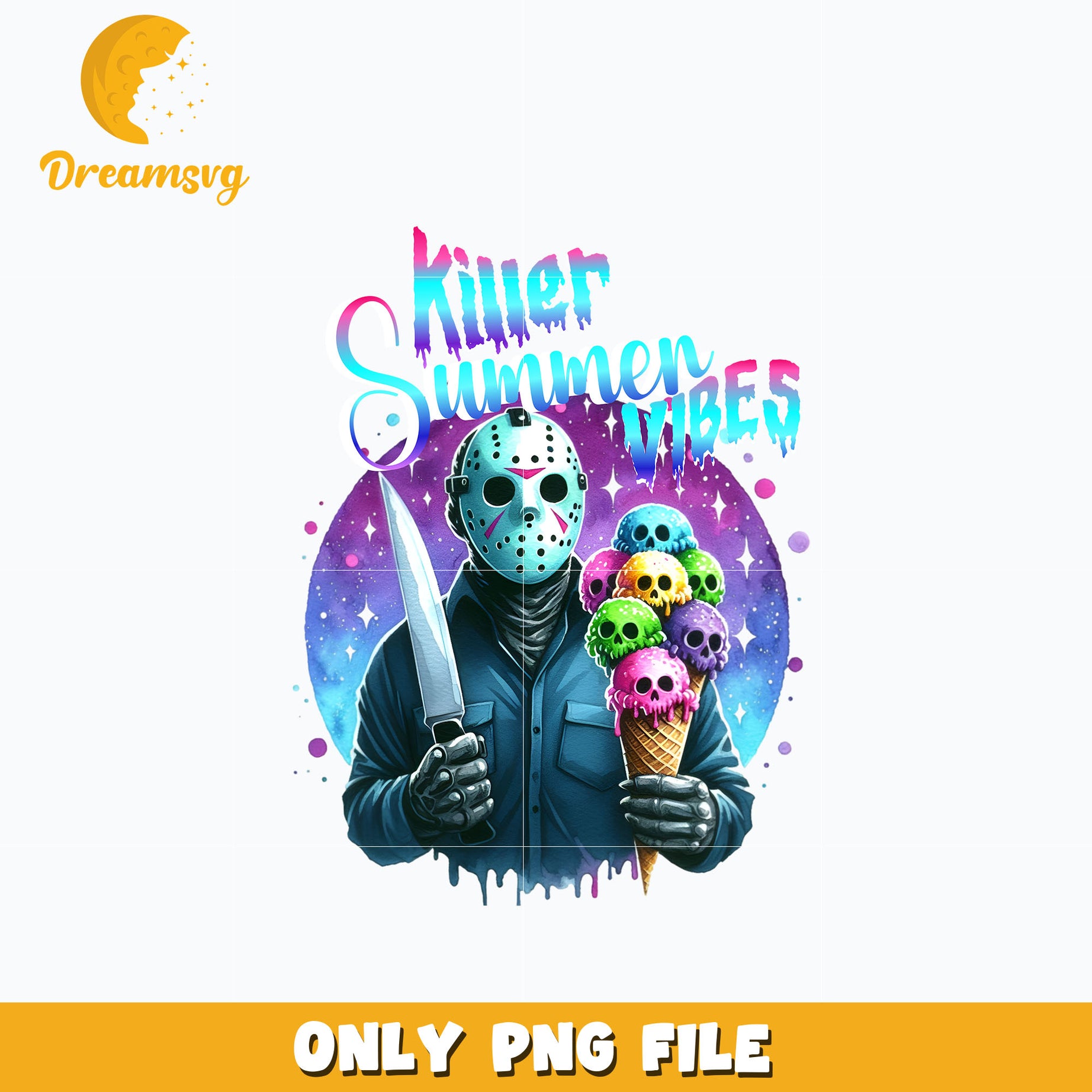 Killer summer vibes Jason Voorhees design png