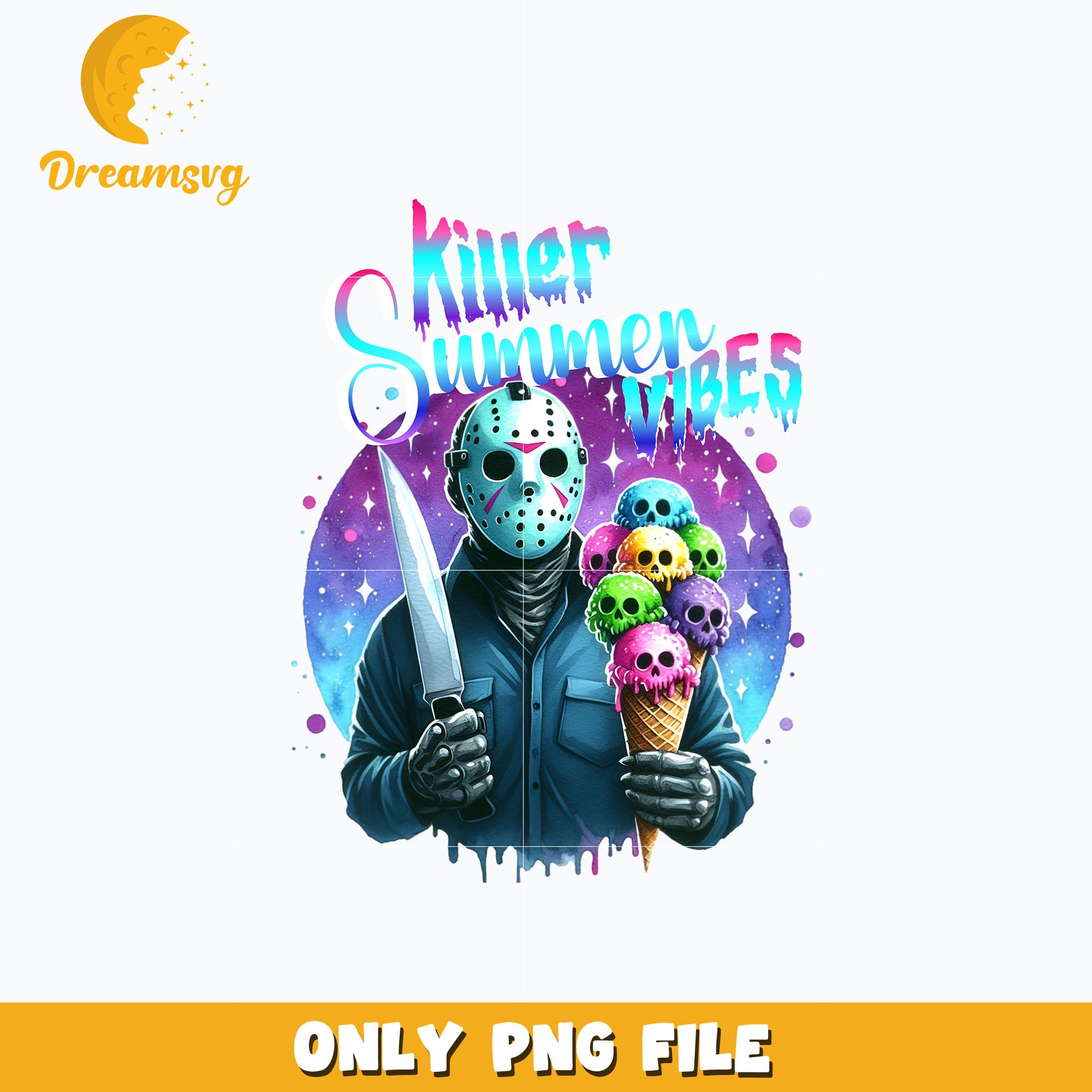 killer summer vibes Jason Voorhees halloween png