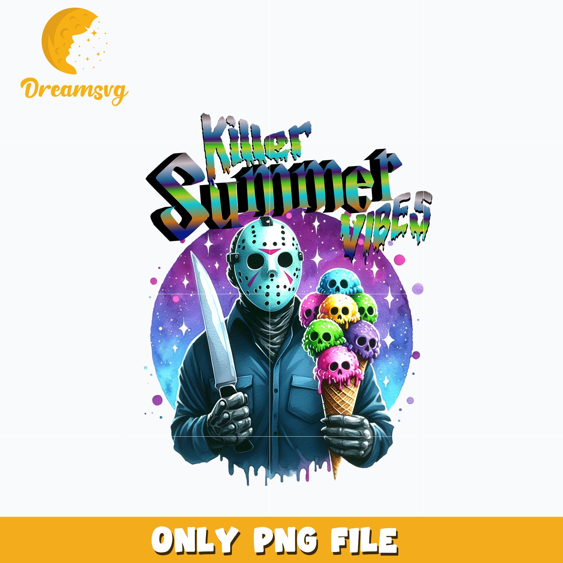 Jason Voorhees Killer summer vibes design png