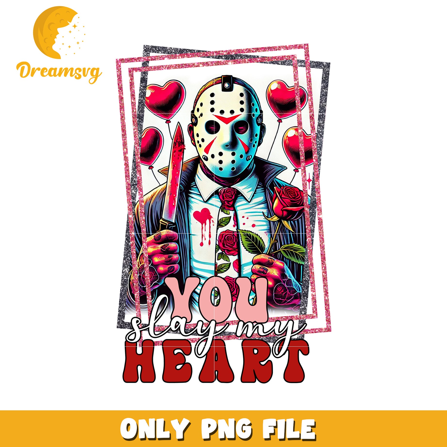 Jason Valentines Day PNG Sublimation