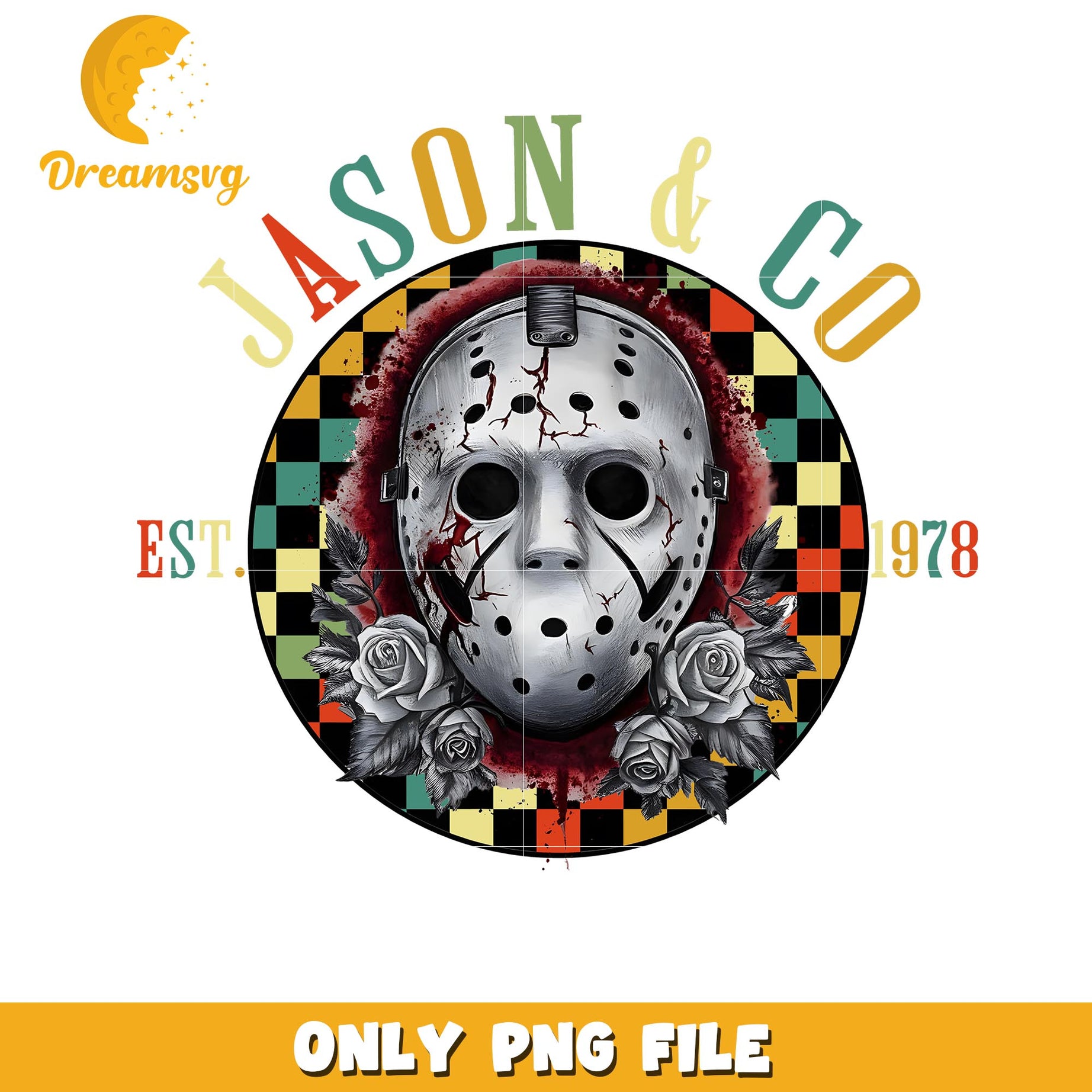 Jason and co halloween killers png, Horror movies killers png