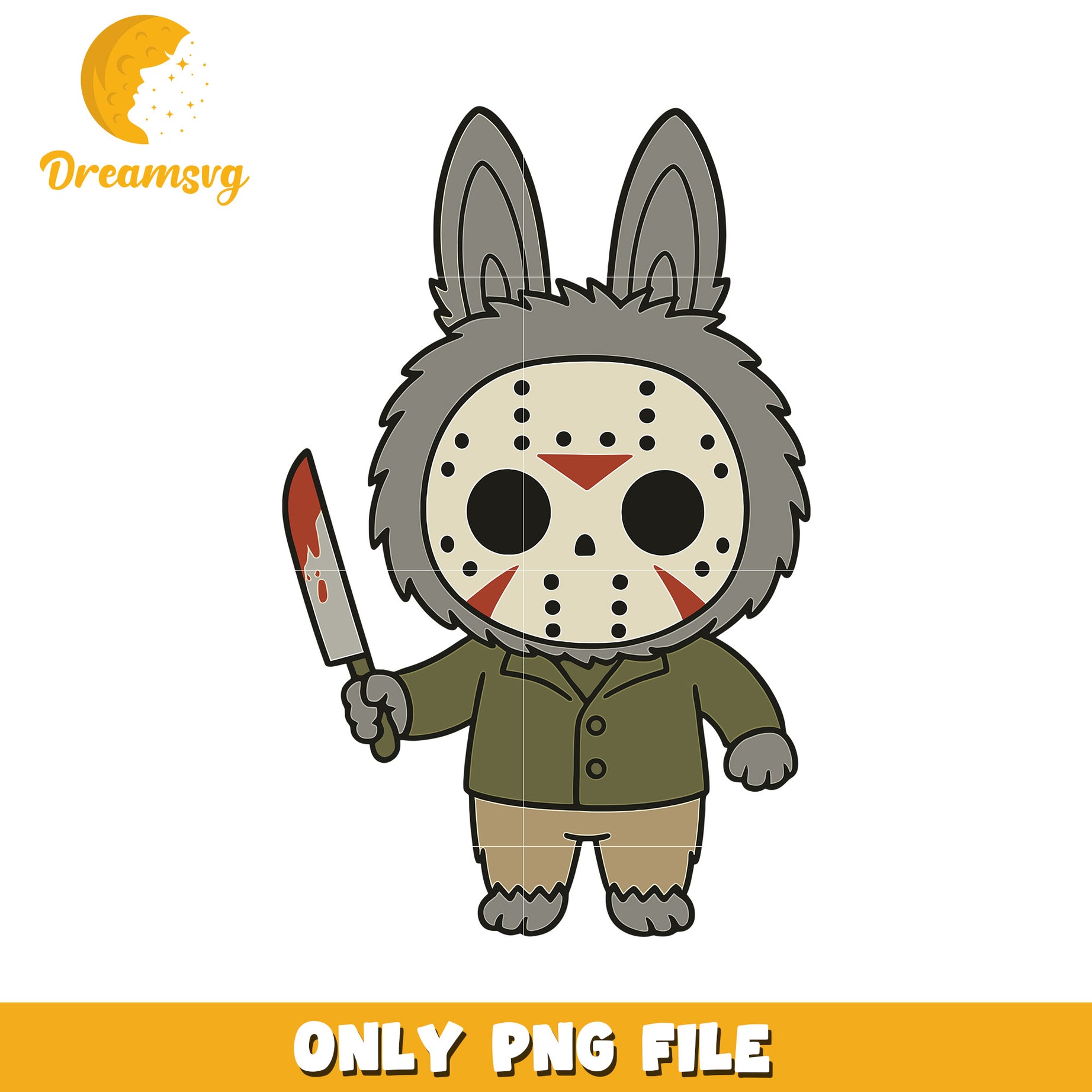 Jason labubu png, popmart labubu​ png, ​horror movie characters png