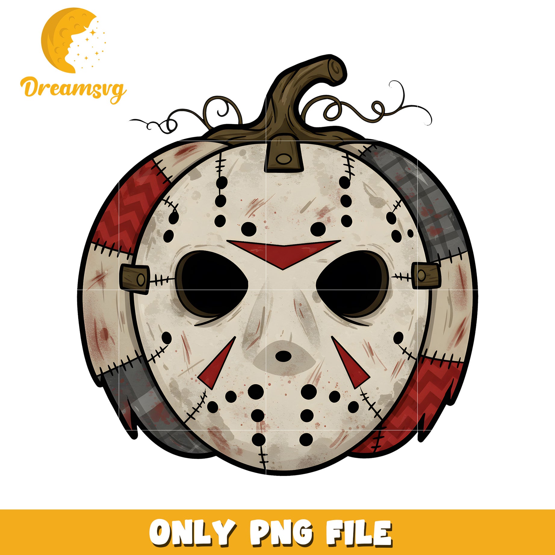 Jason pumpkin png, halloween season png, halloween movies png