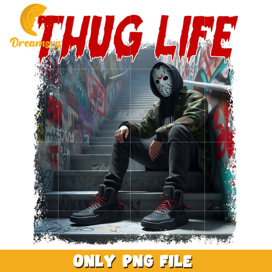 Jason thug life design png, halloween games​​ png, halloween cookies​ png