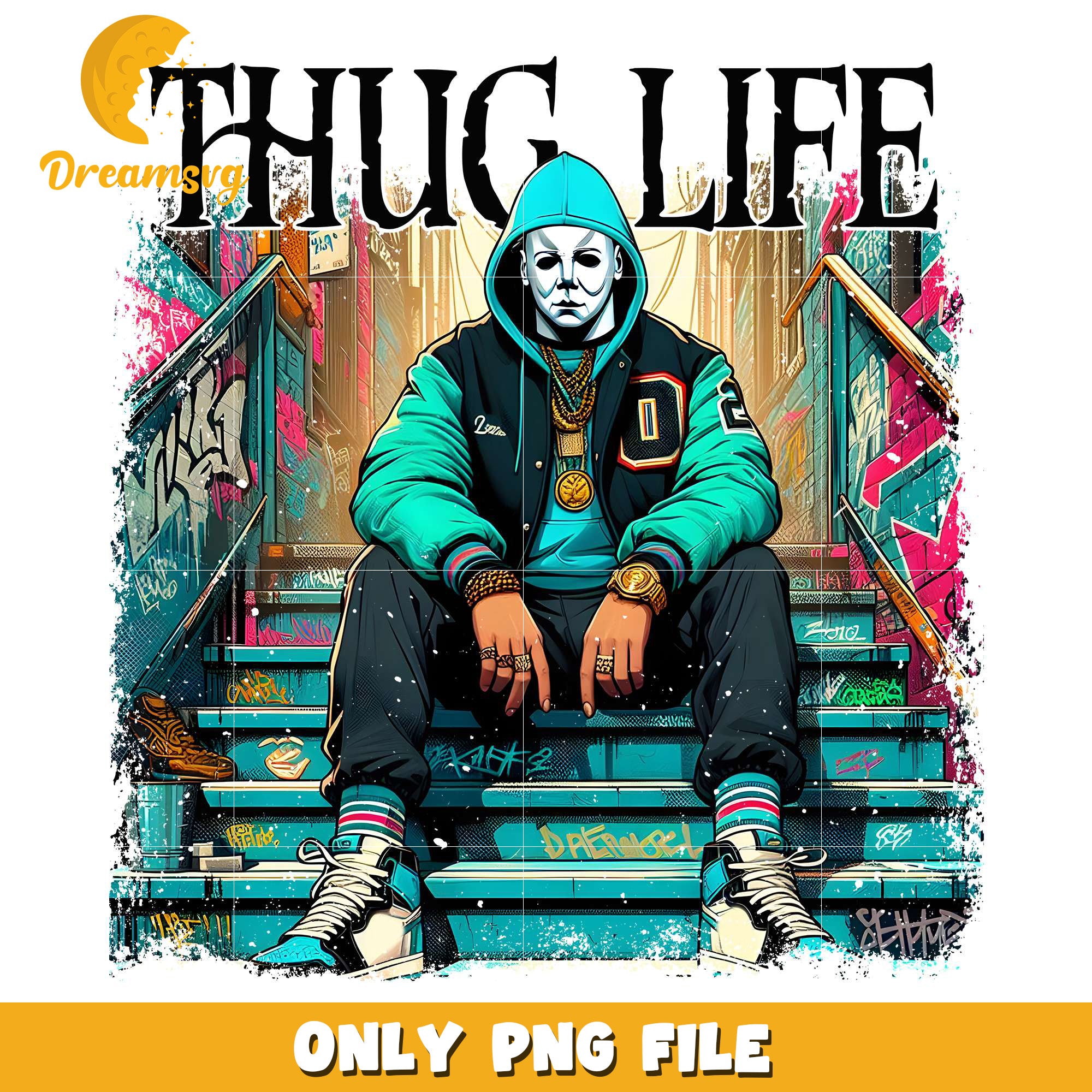 Jason thug life png, halloween costumes png, spirit halloween​ png