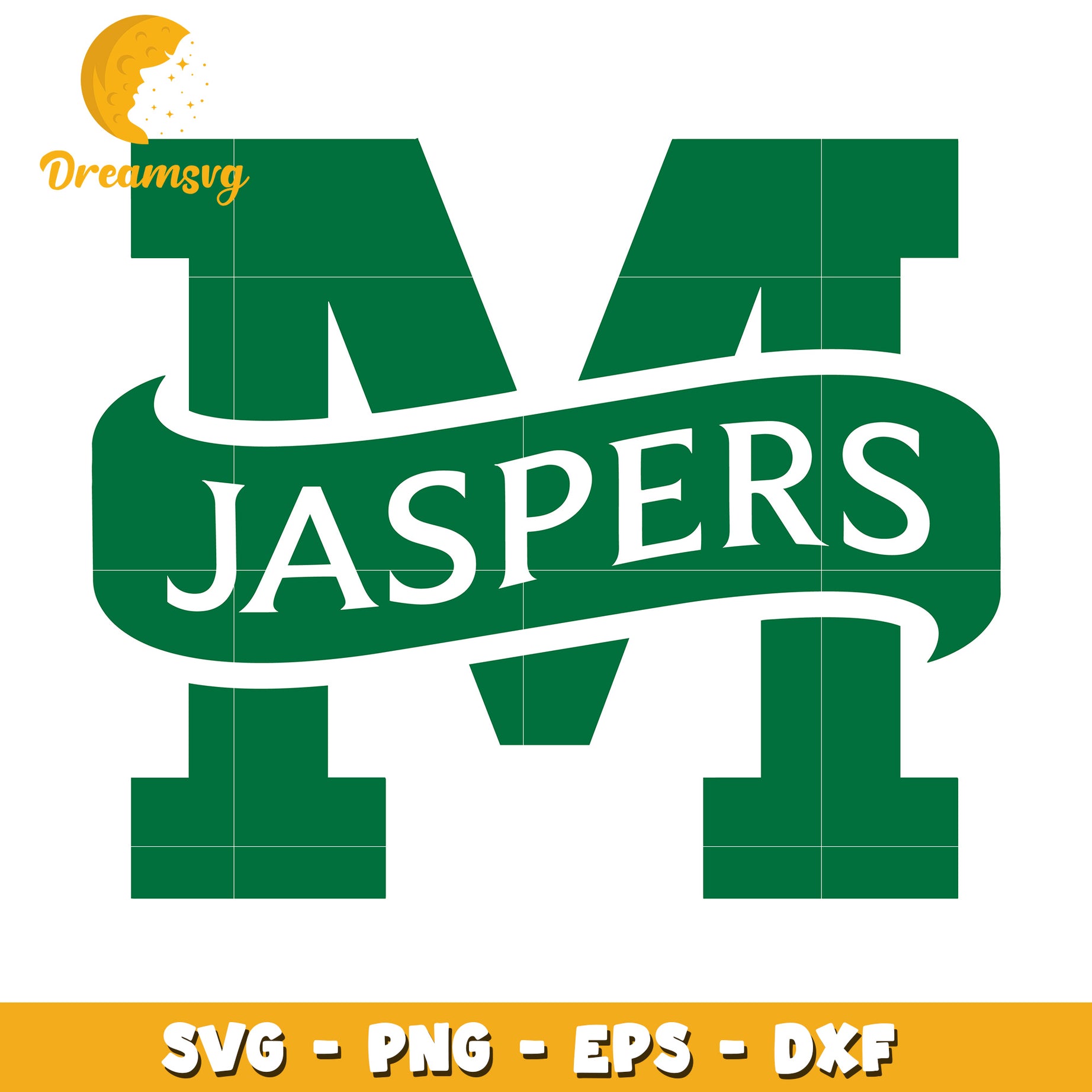 Jaspers M SVG PNG EPS DXF Cut File