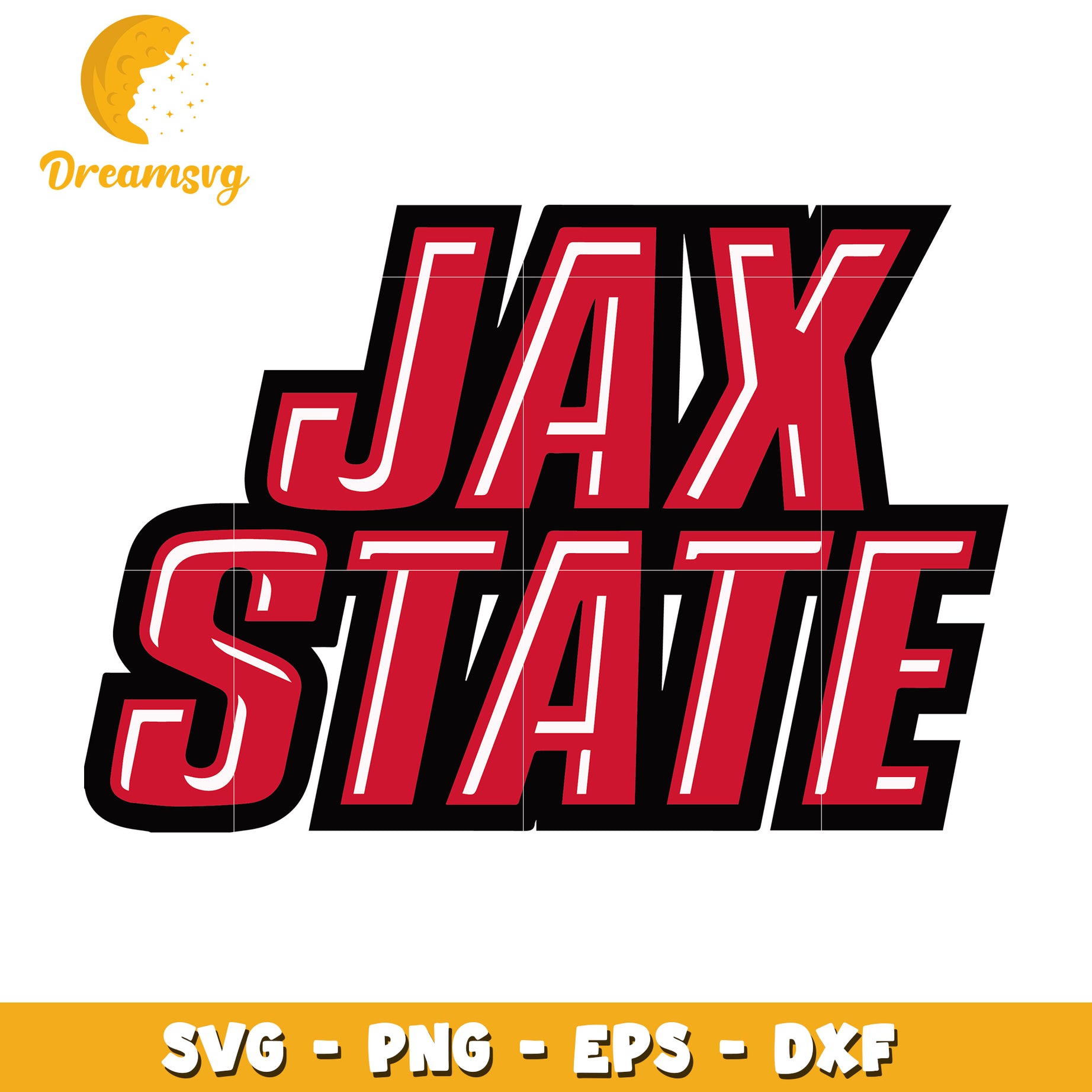 Jax State SVG Cut File