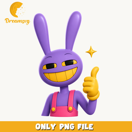 Jax Purple Bunny PNG, Amazing Digital Circus, Fan PNG