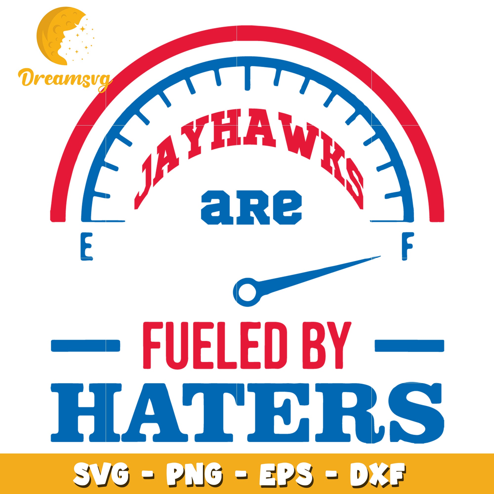 Jayhawks Fueled By Haters SVG PNG EPS DXF