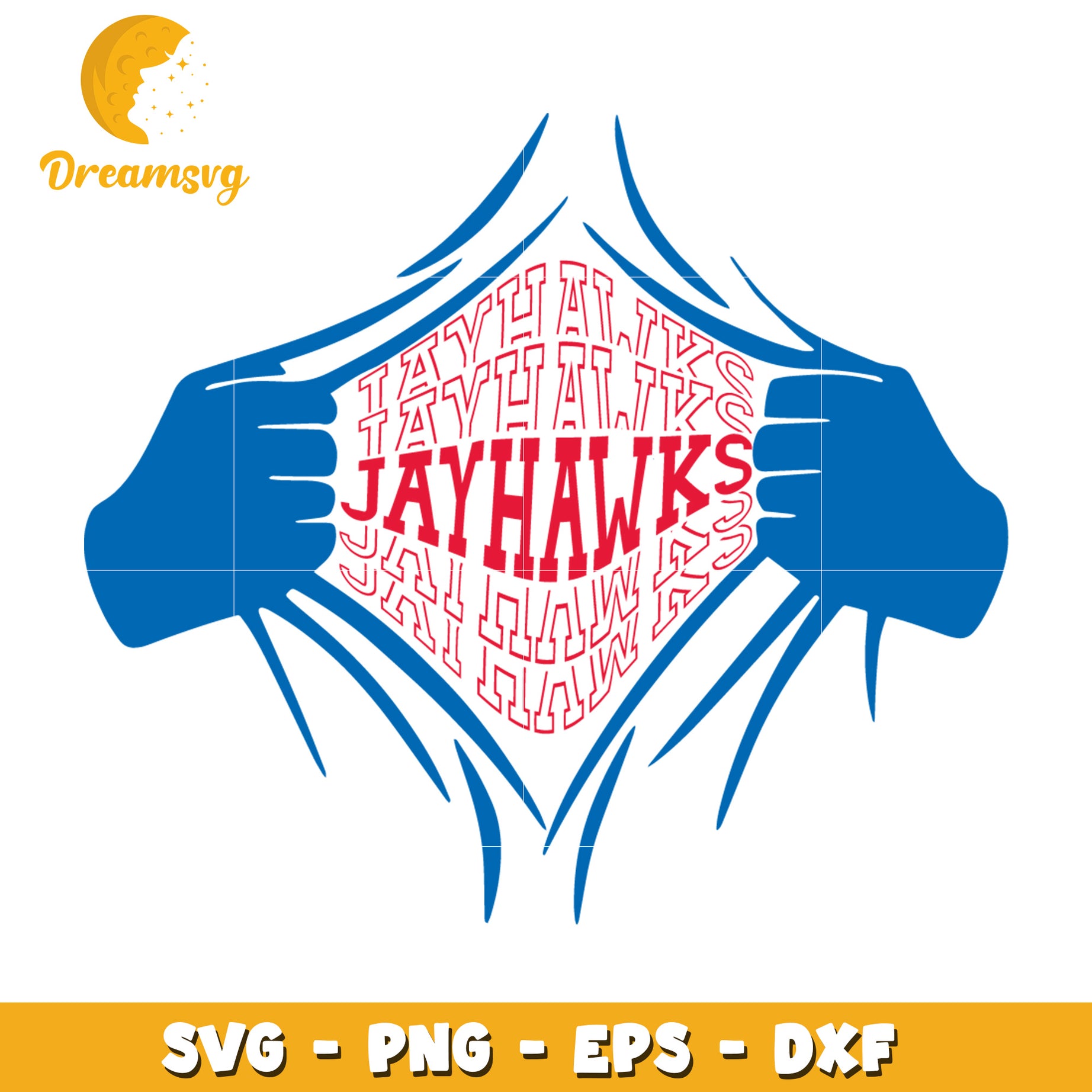 Jayhawks Graphic SVG Design for Cutting Machines and Crafts